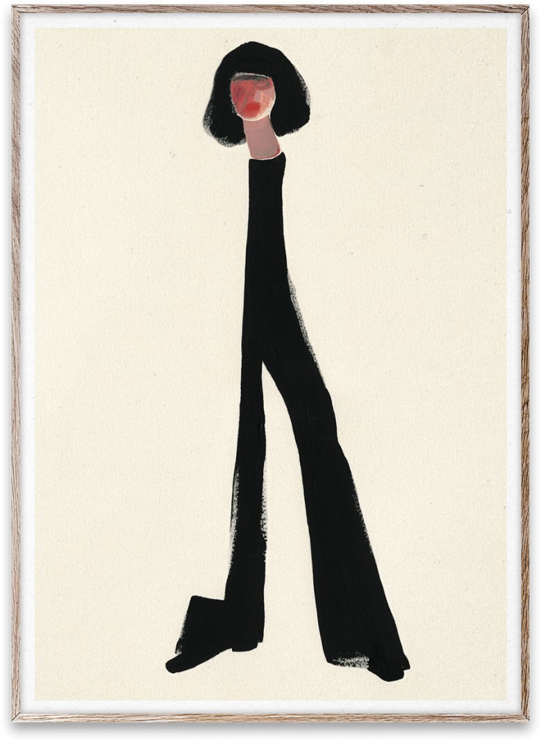 Poster Black Pants 50 x 70 cm