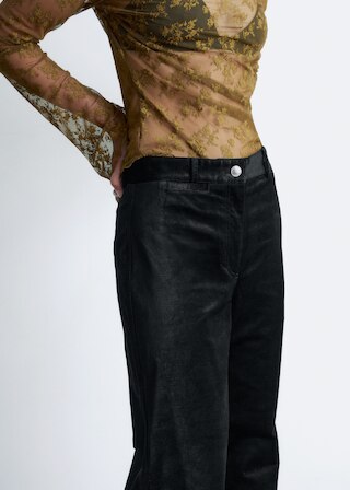 & Other Stories FLARED VELVET TROUSERS