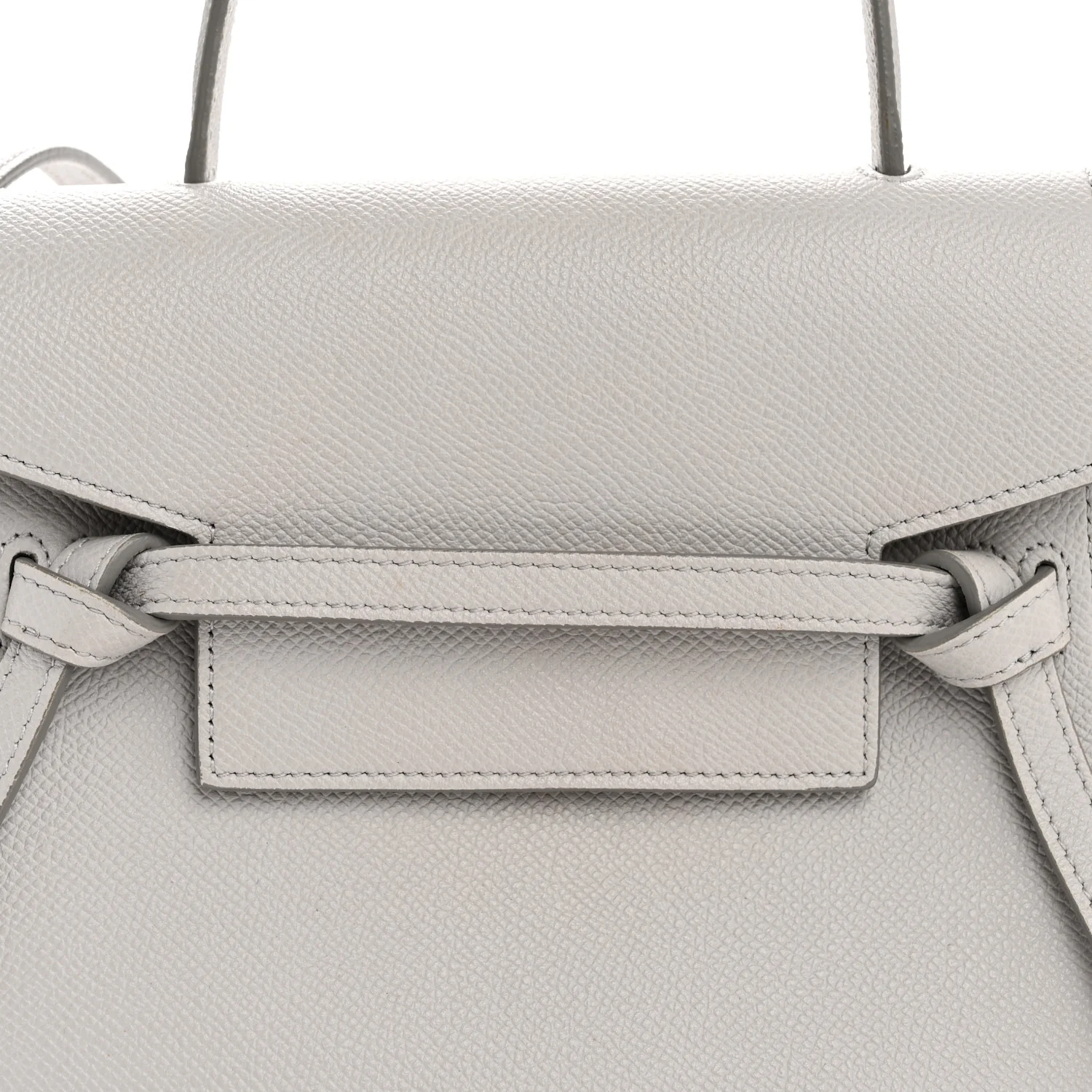 Grained Calfskin Nano Belt Bag Mineral - Top Club