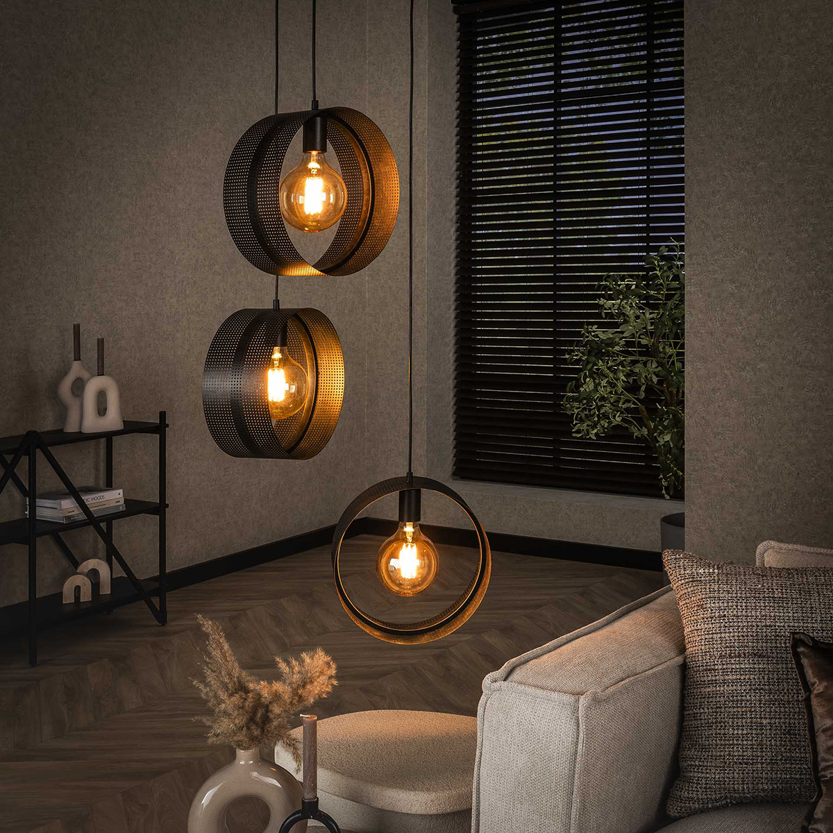 Hanglamp Geperforeerd Getrapt