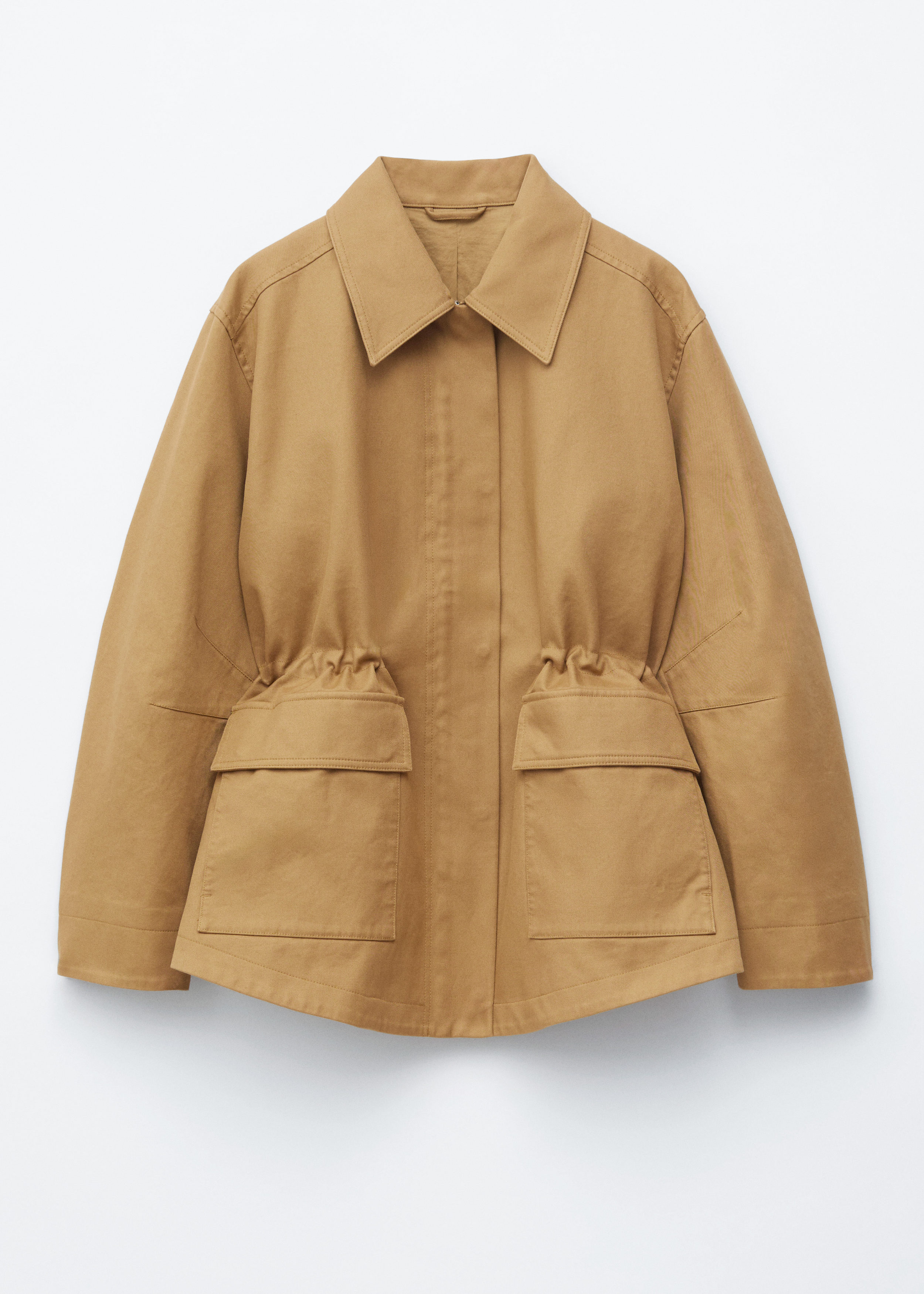 & Other Stories OVERSIZED DRAWSTRING UTILITY JACKET