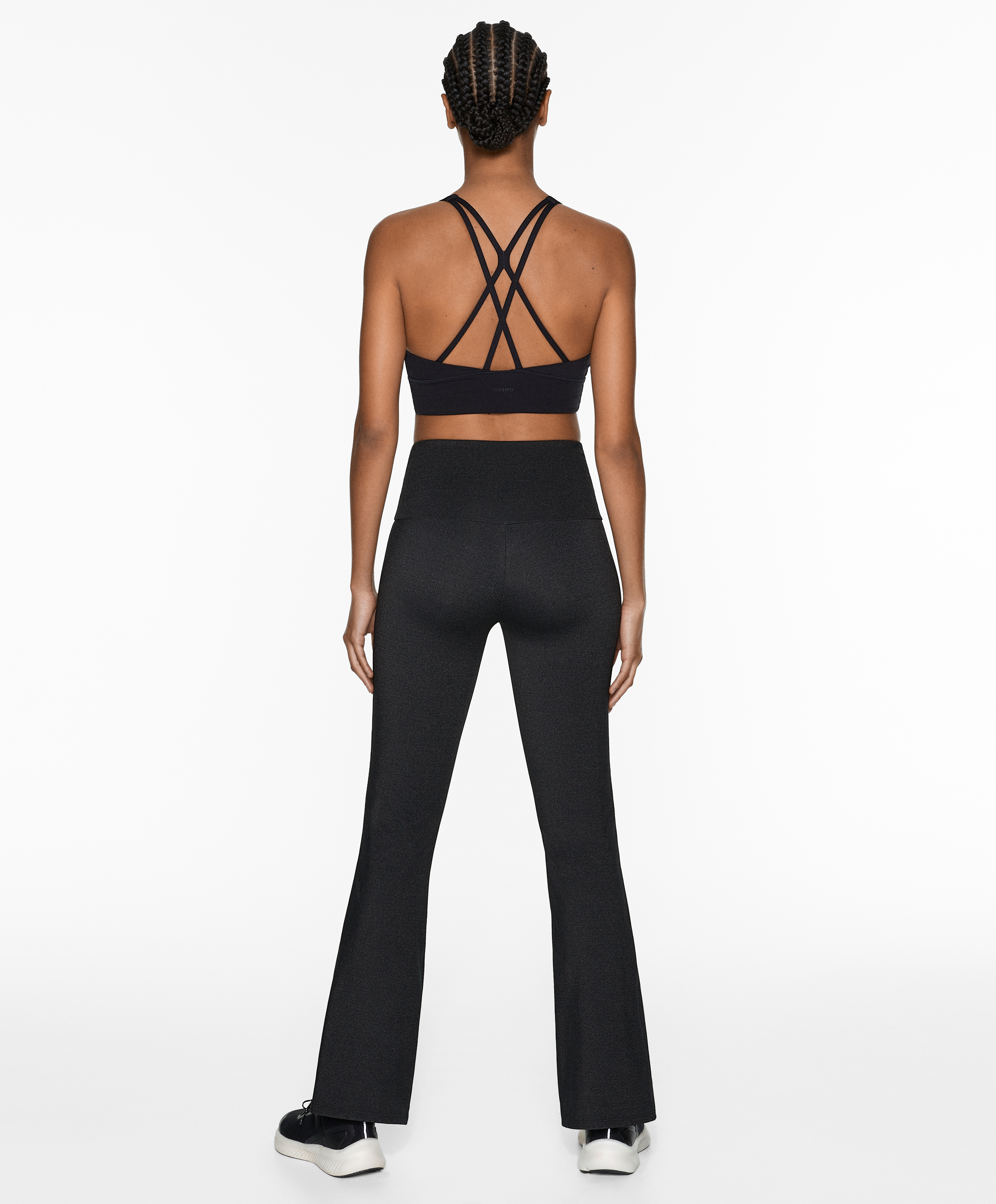 OYSHO High-rise comfortlux flare trousers