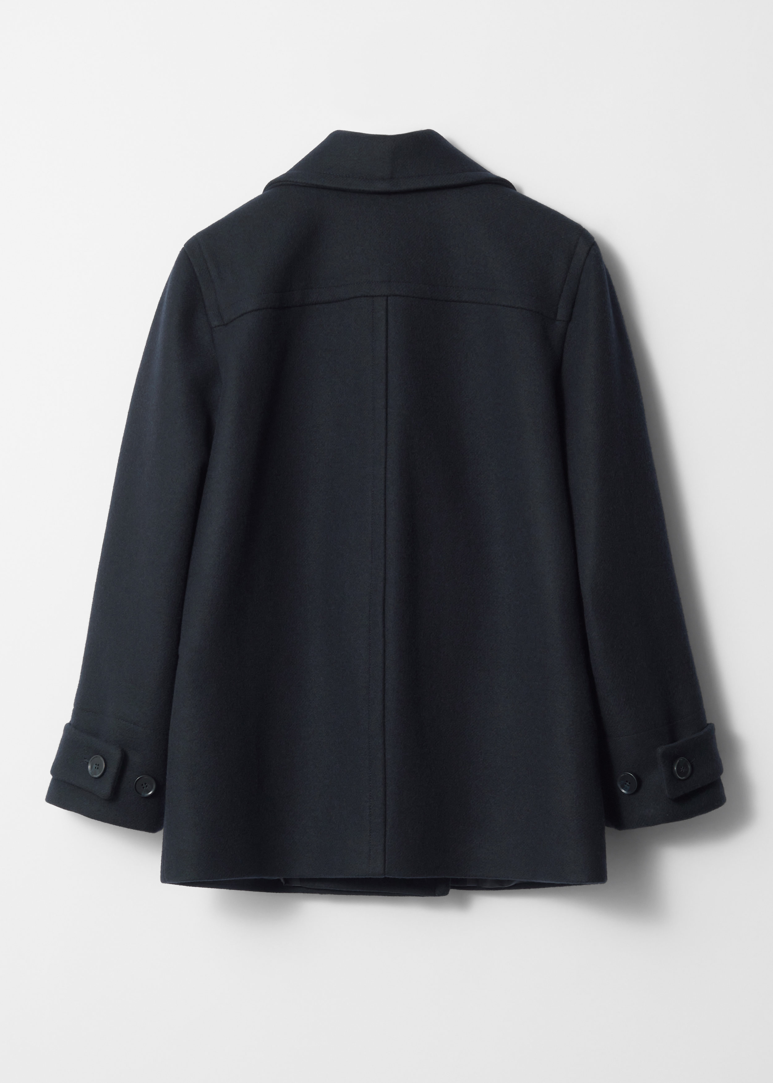 & Other Stories TAILORED WOOL PEA COAT
