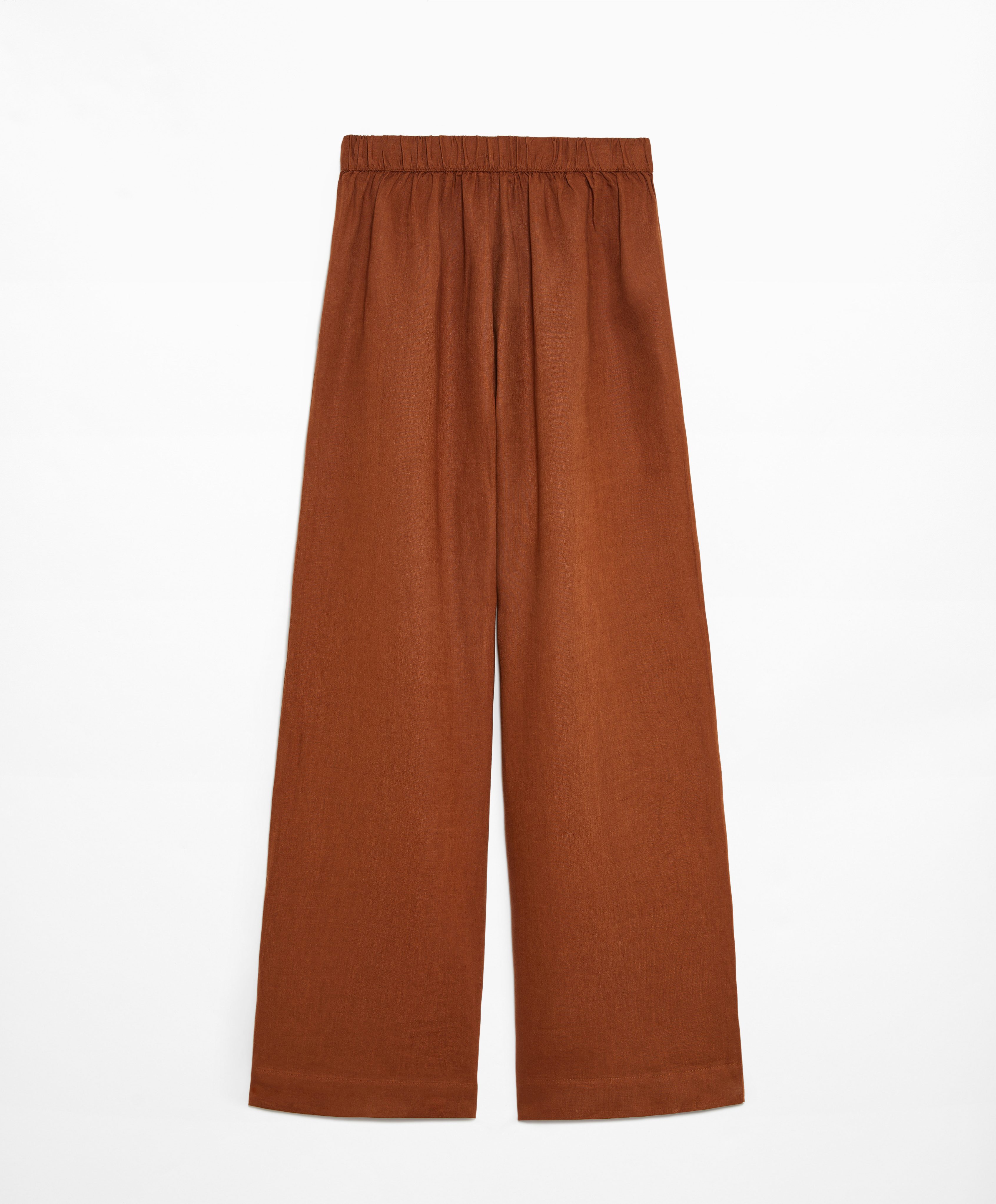 OYSHO Tailored-fit 100% linen trousers