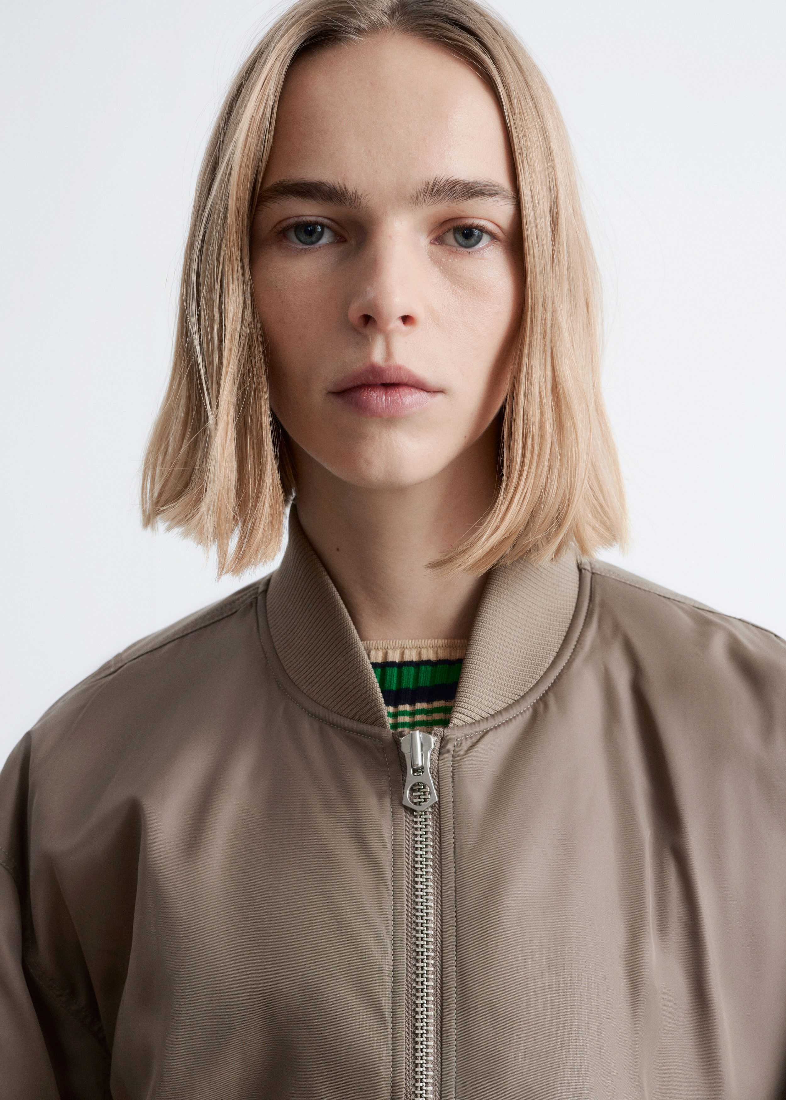 & Other Stories LONG BOMBER JACKET