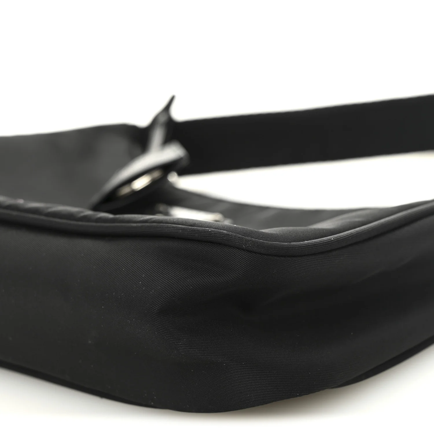 Tessuto Nylon Mini Re-Edition 2000 Bag Black - Top Club