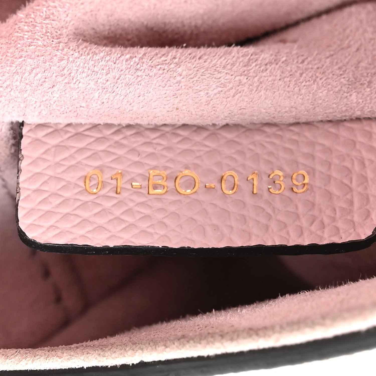 Grained Calfskin Mini Saddle Bag Light Pink - Top Club
