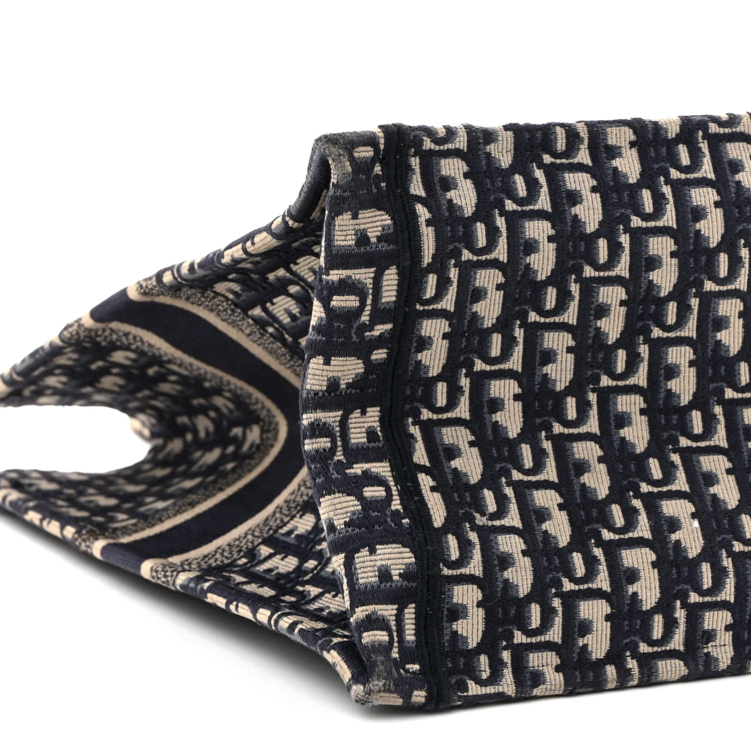 Oblique Large Book Tote Blue Multicolor - Top Club