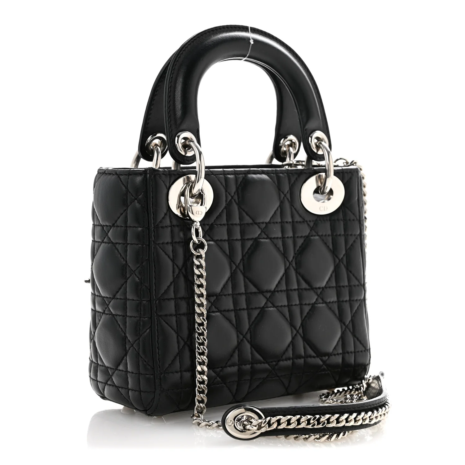 Lambskin Cannage Mini Lady Dior Black - Top Club