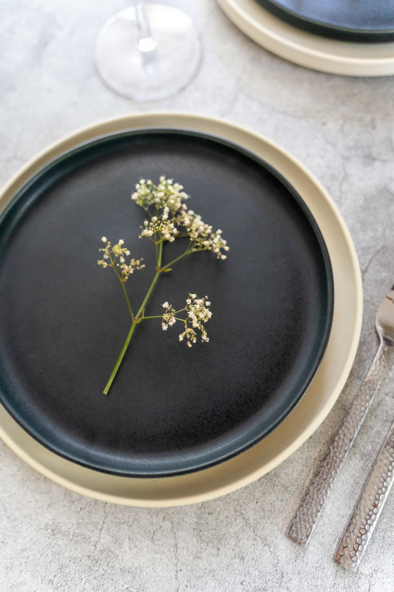 Ontbijtbord Midnight Blue - set van 2