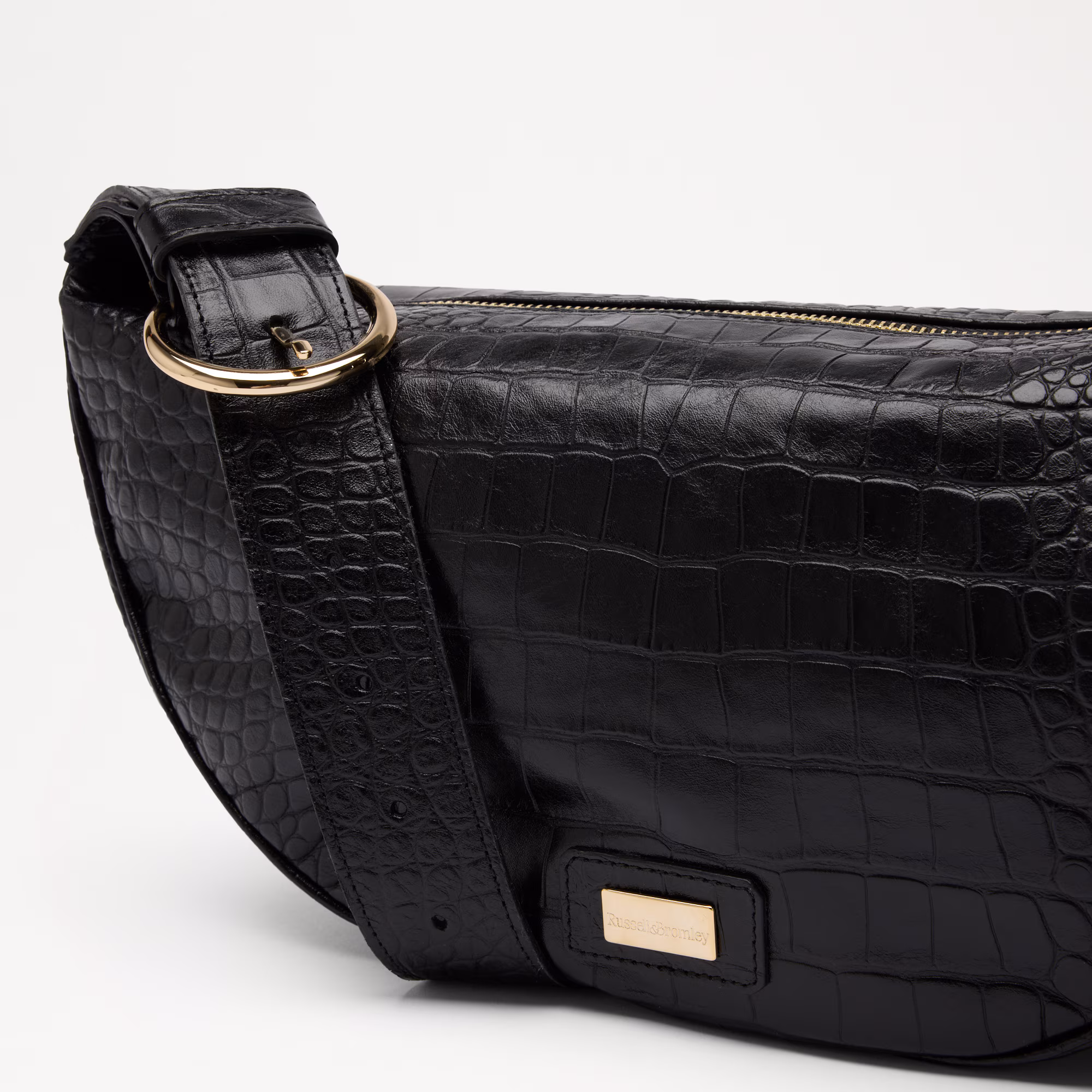 ParabolaHalf Moon Crossbody Bag