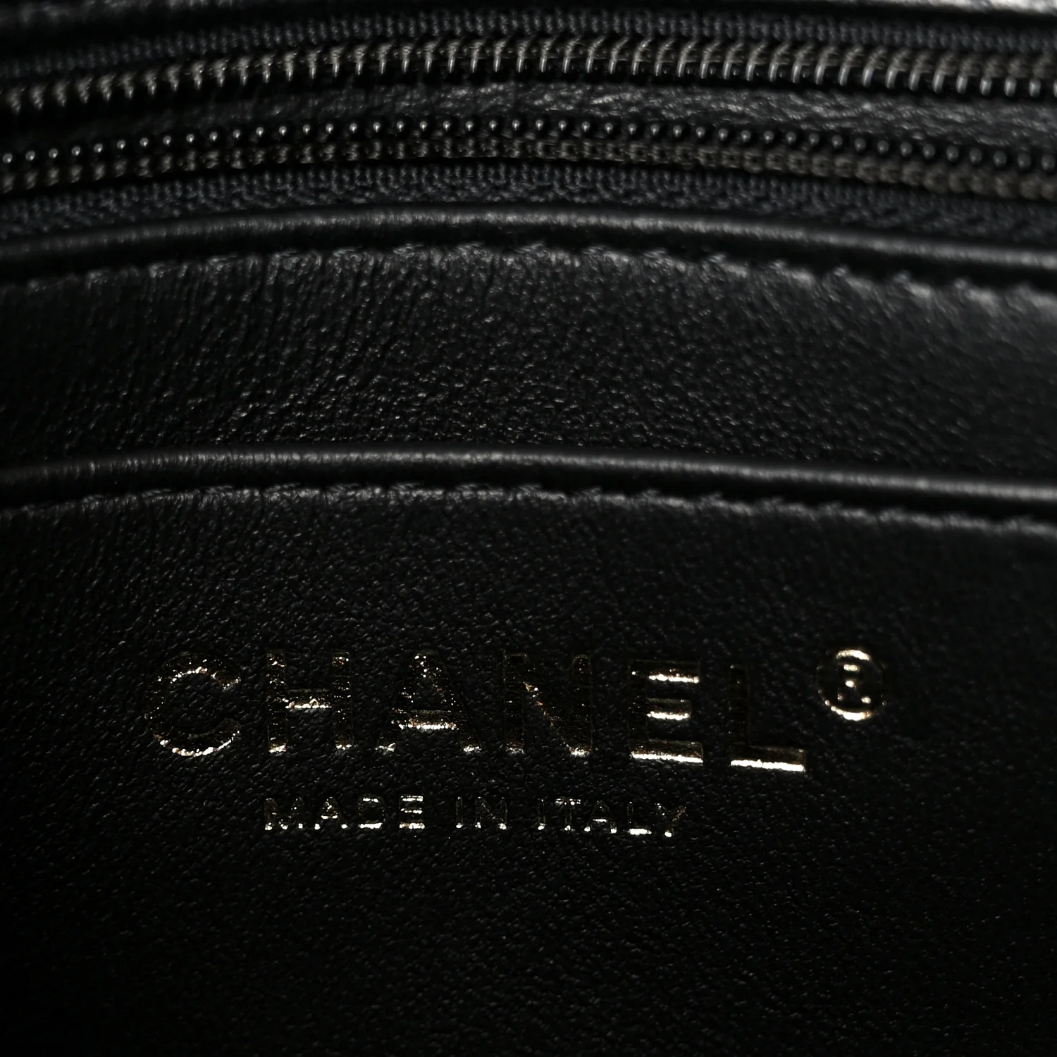 Lambskin Quilted Mini Square Flap Black - Top Club