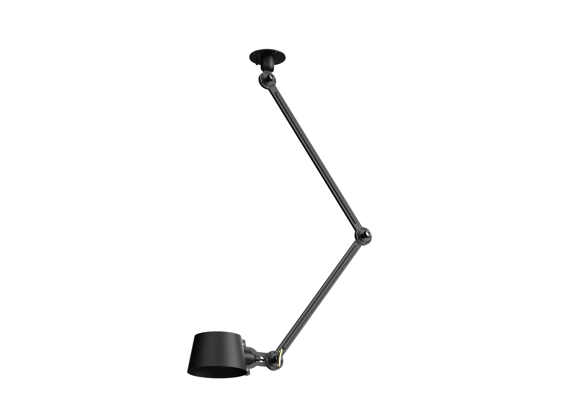 Plafondlamp Bolt sidefit install 2 armen smokey black