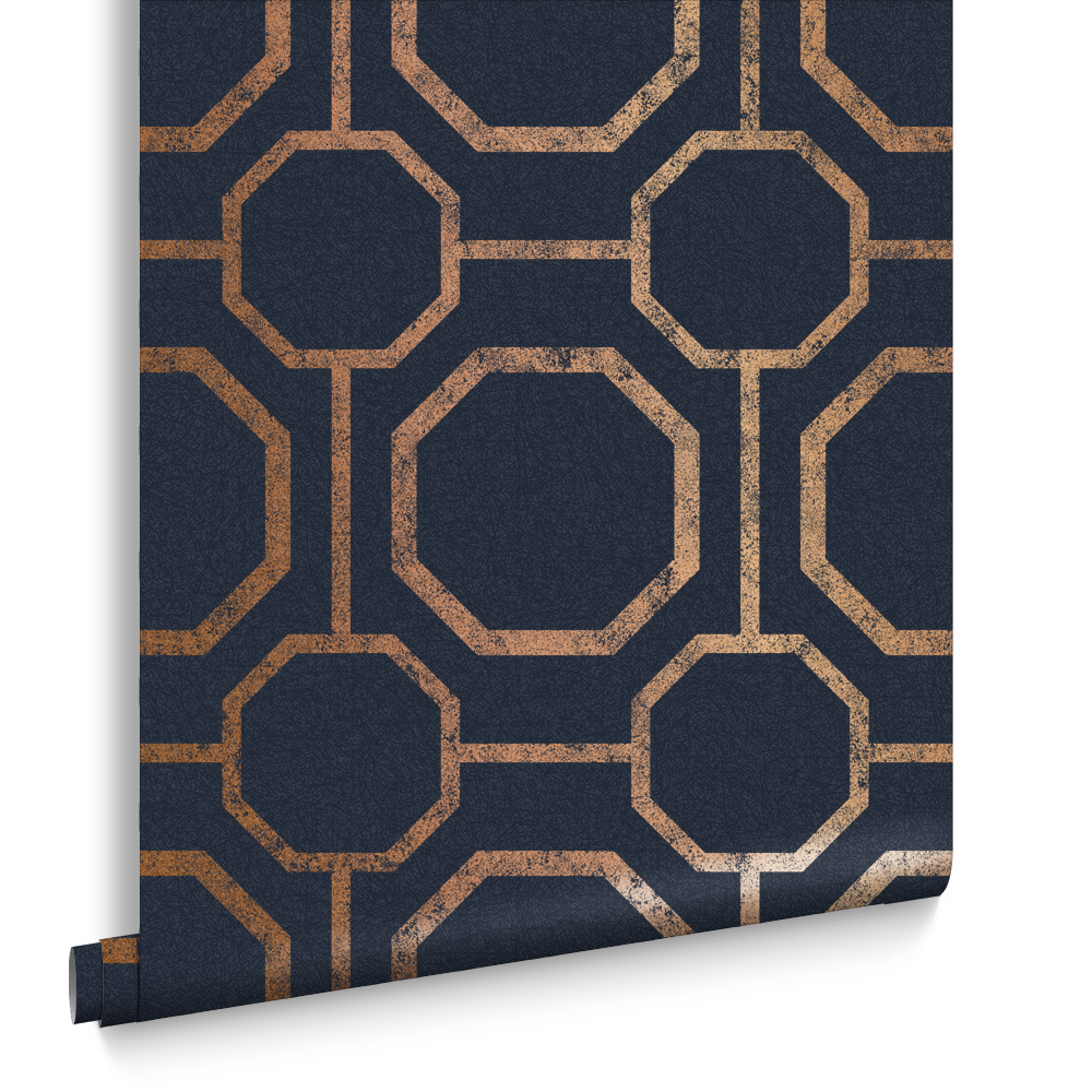 Graham & Brown  vliesbehang  Sashiko Navy Graham & Brown  vliesbehang  Sashiko Navy