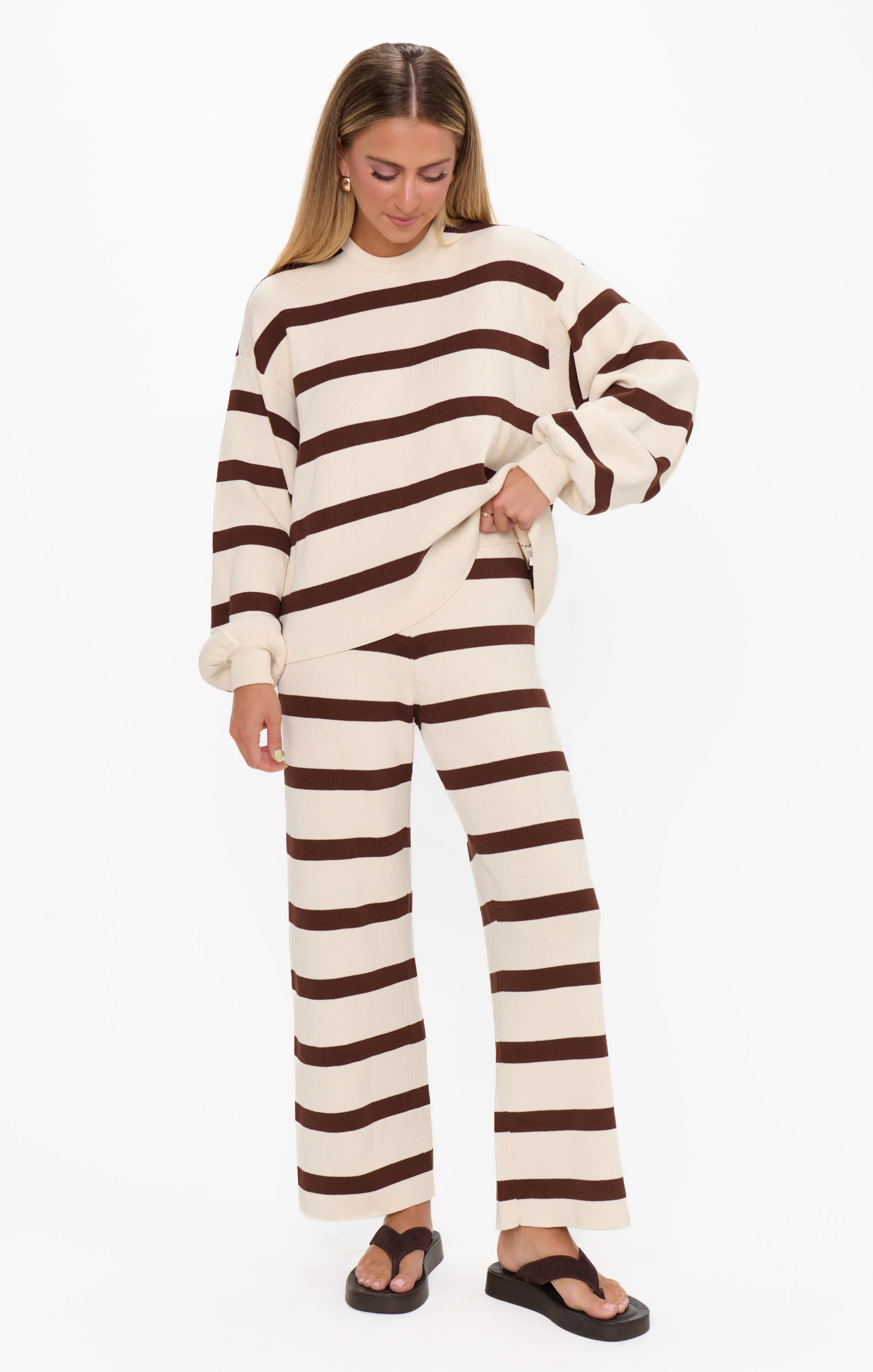 Samson Pants ~ Driftwood Stripe