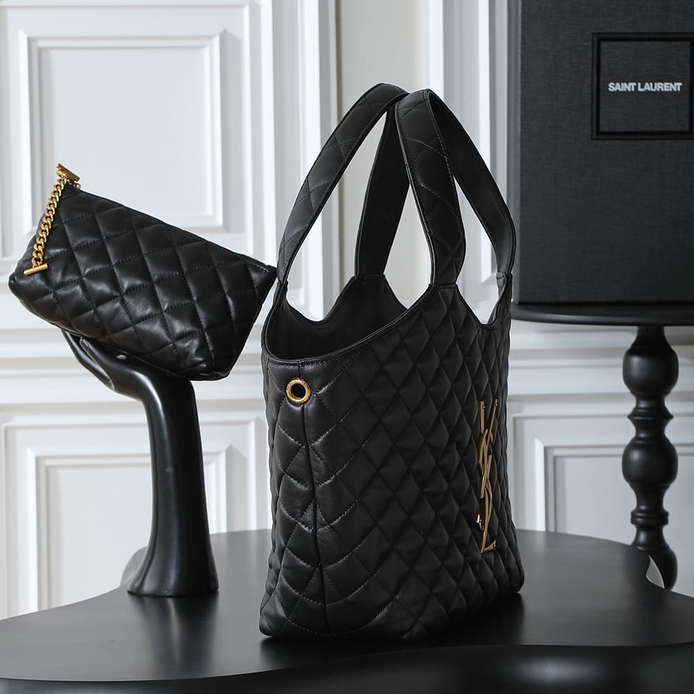 YSL ICARE Medium in quilted nappa - Top Club