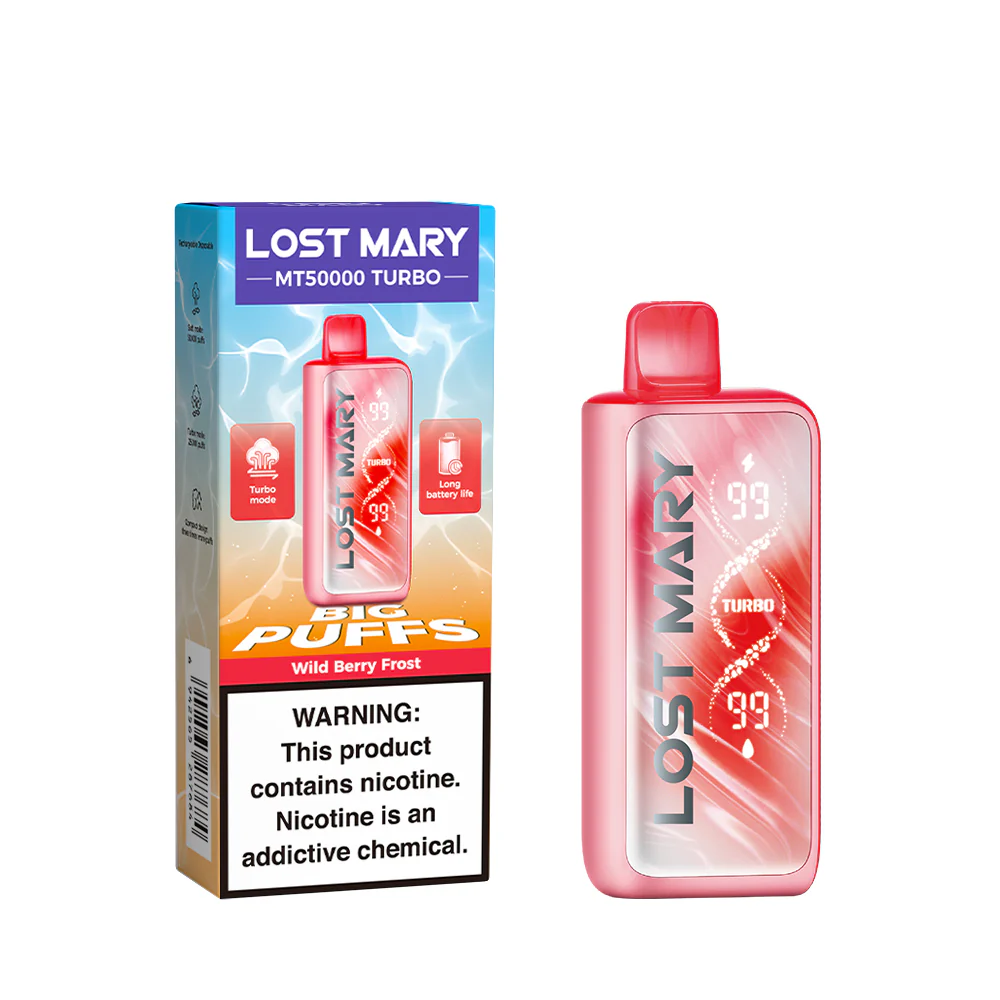 LOST MARY MT50K Turbo Rechargeable Disposable Vape (All Flavours)