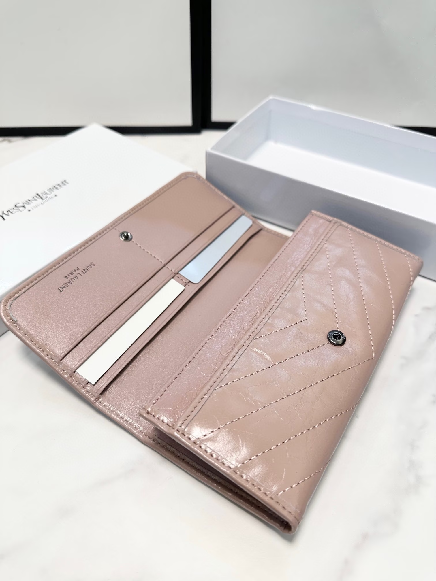 Y new arrival women wallet pink size: 19*10 cm - Top Club