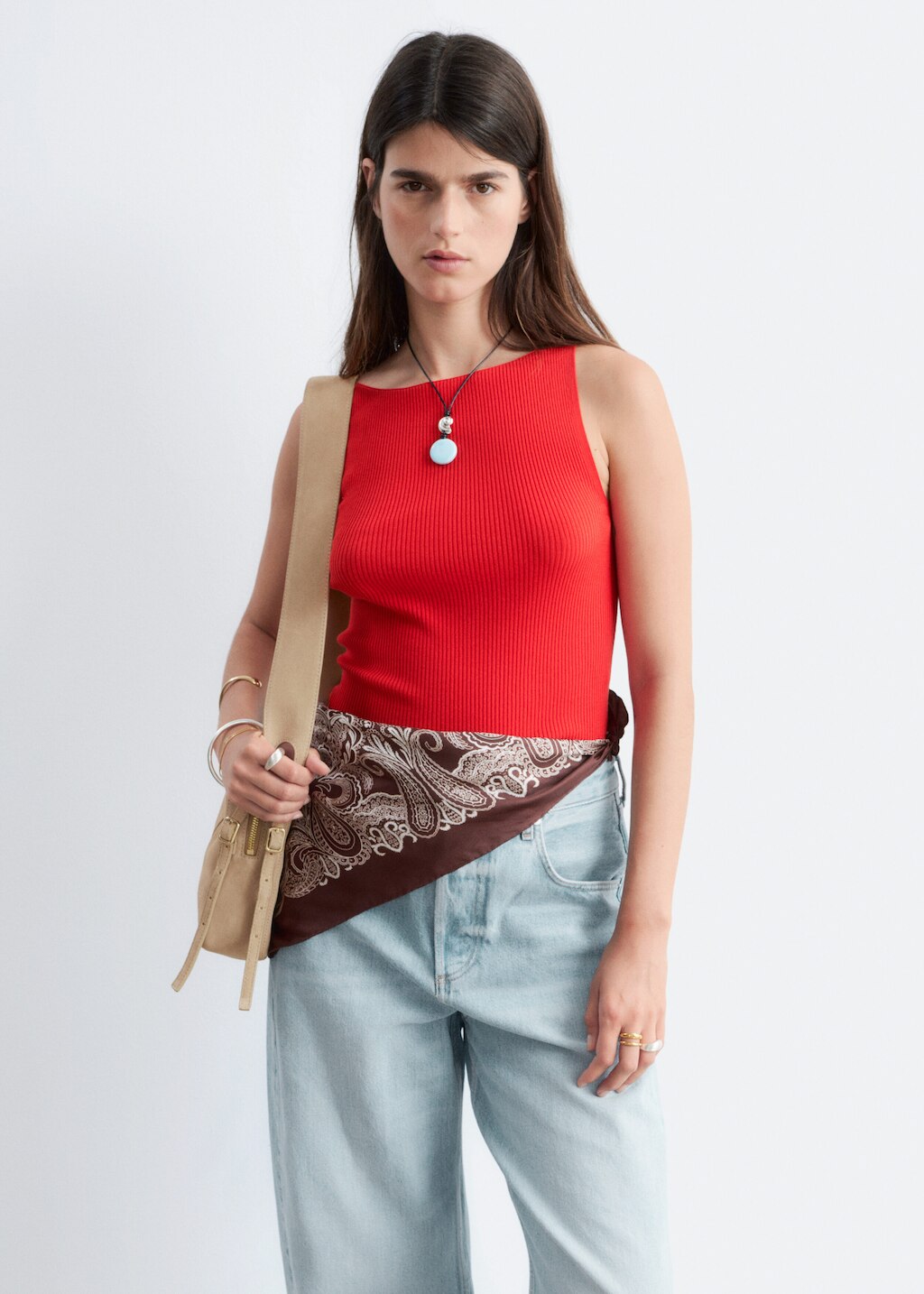 & Other Stories RIB-KNIT TANK TOP