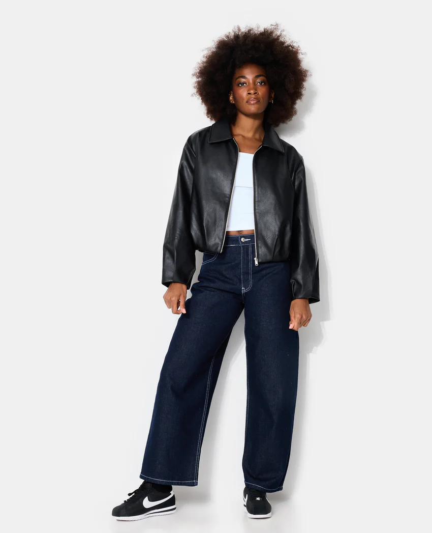 Pimkie Blouson en simili forme boule