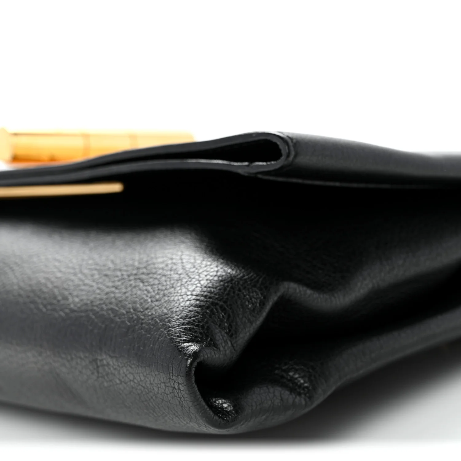 Calfskin Natalia Convertible Clutch Black - Top Club