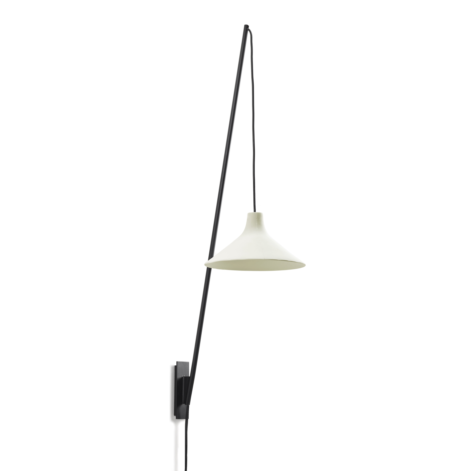 Wandlamp Seam S black/white