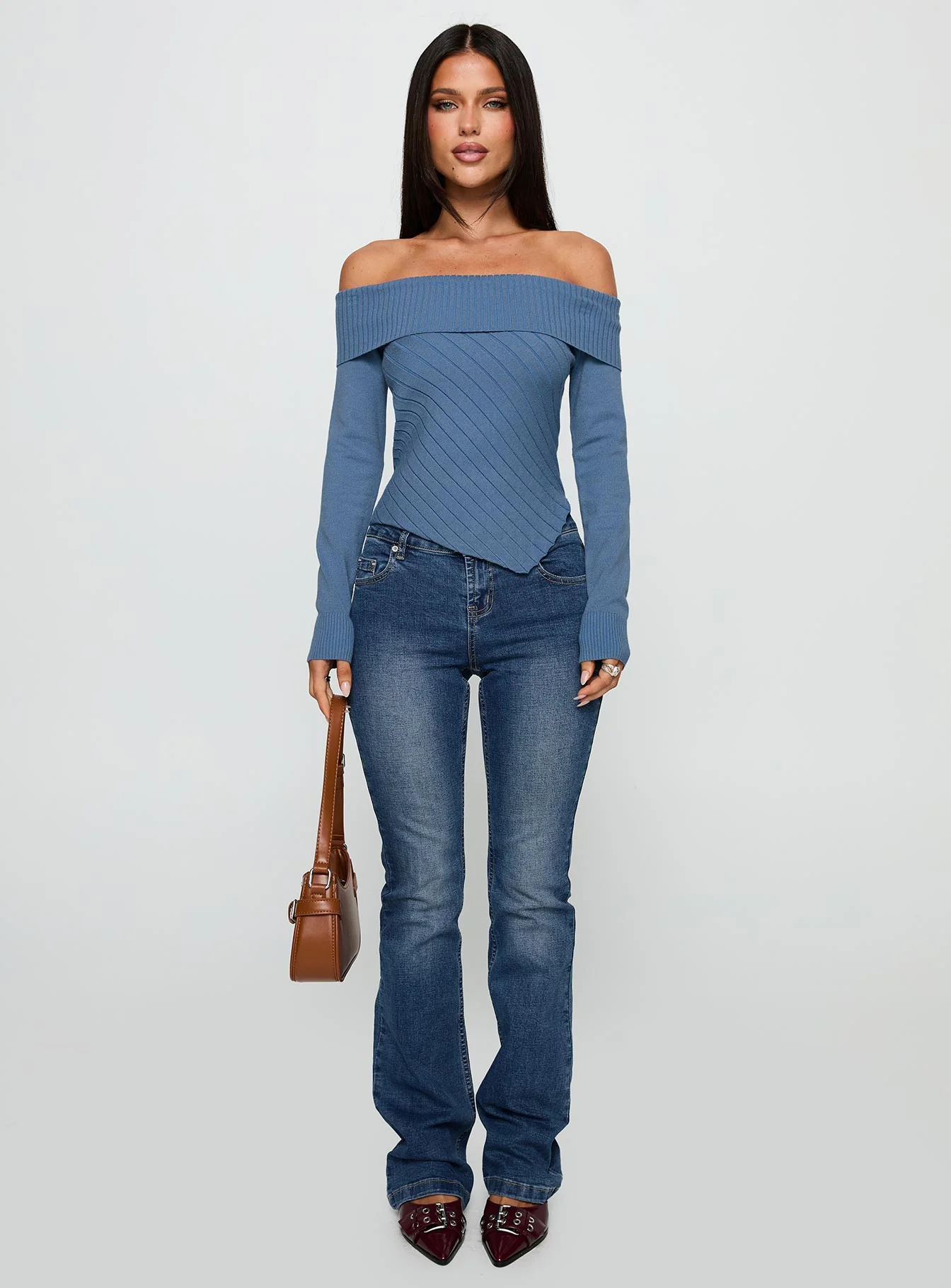 Brisa Long Sleeve Top Blue