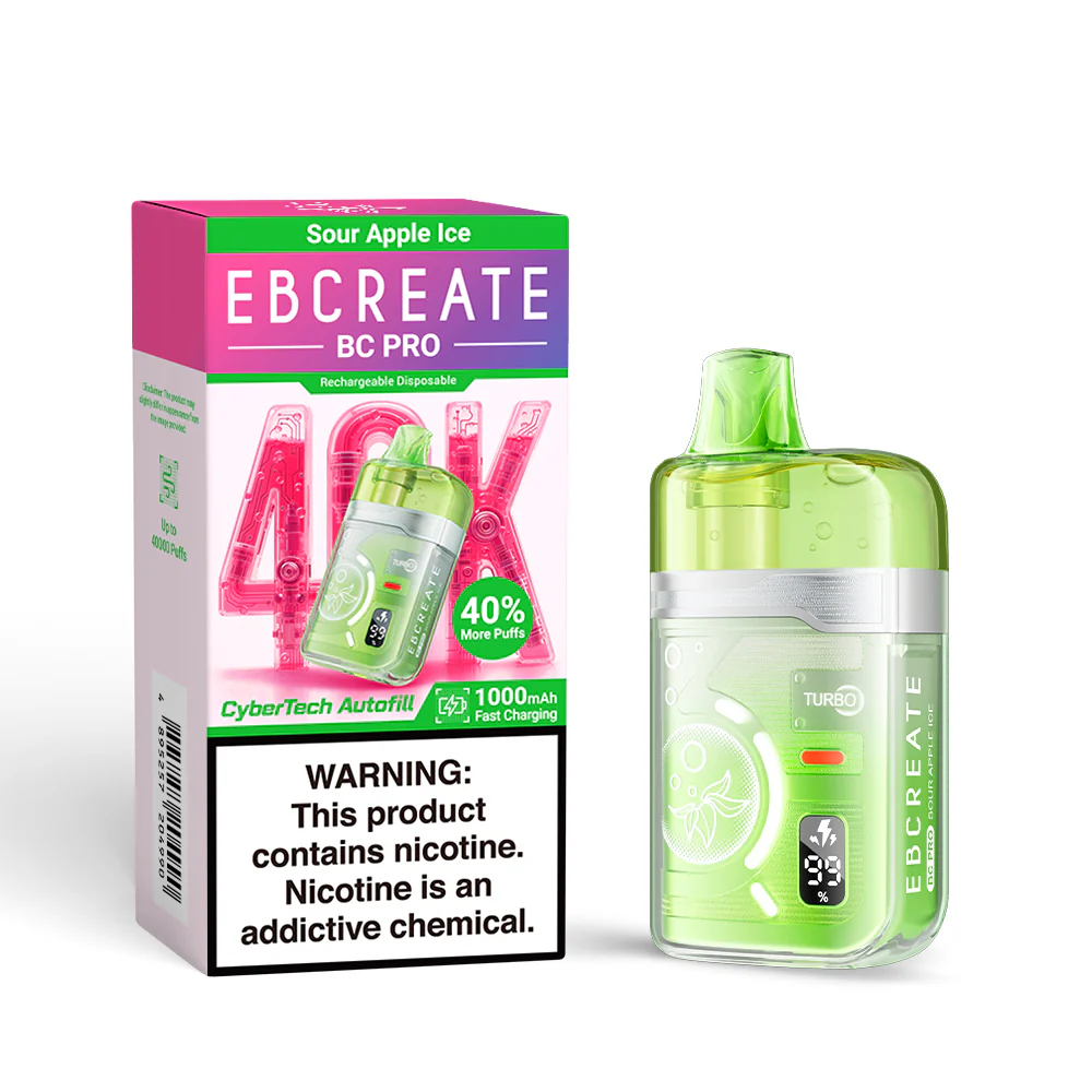 EBCREATE BC PRO Rechargeable Disposable Vape (All Flavours)