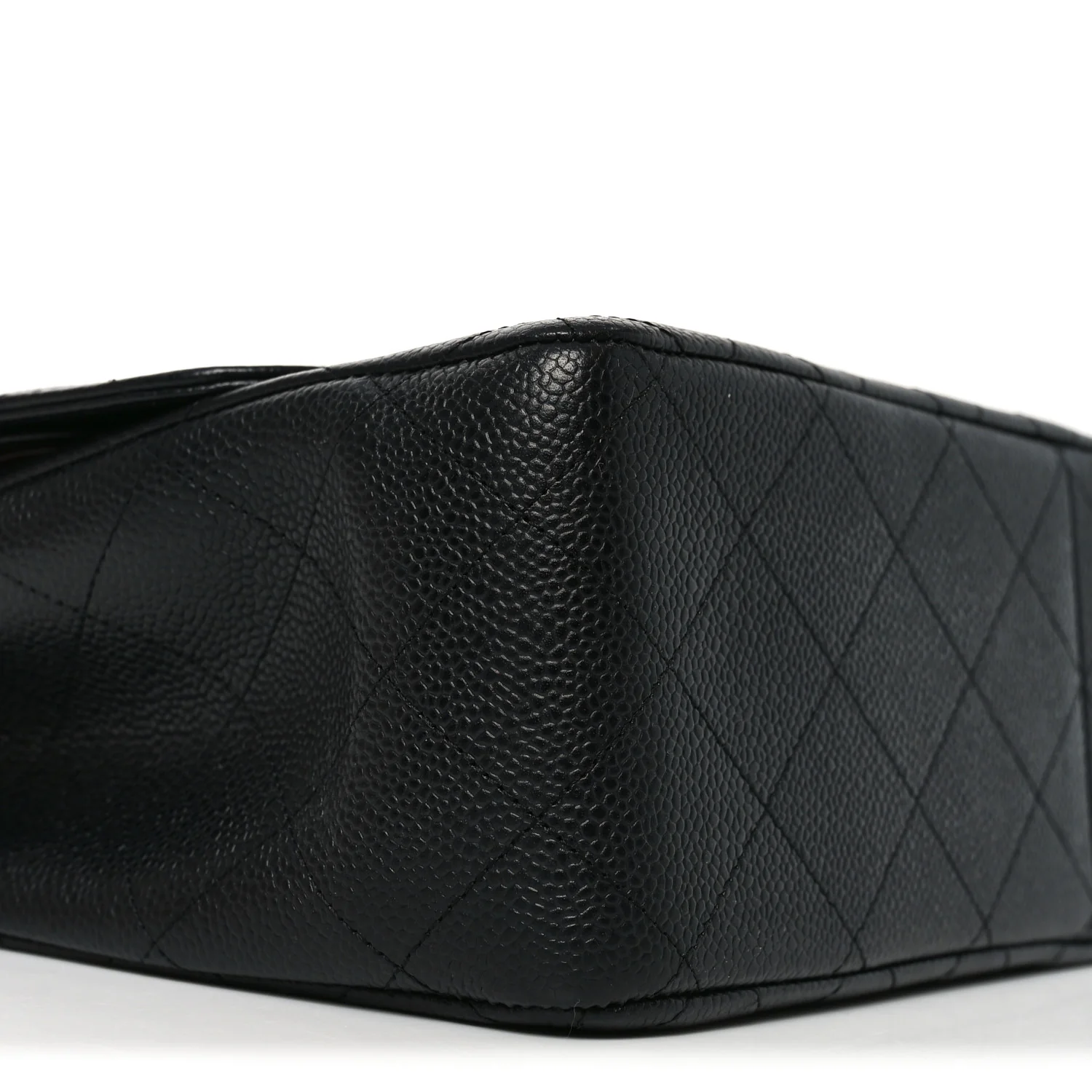 Caviar Quilted Jumbo Double Flap Black - Top Club