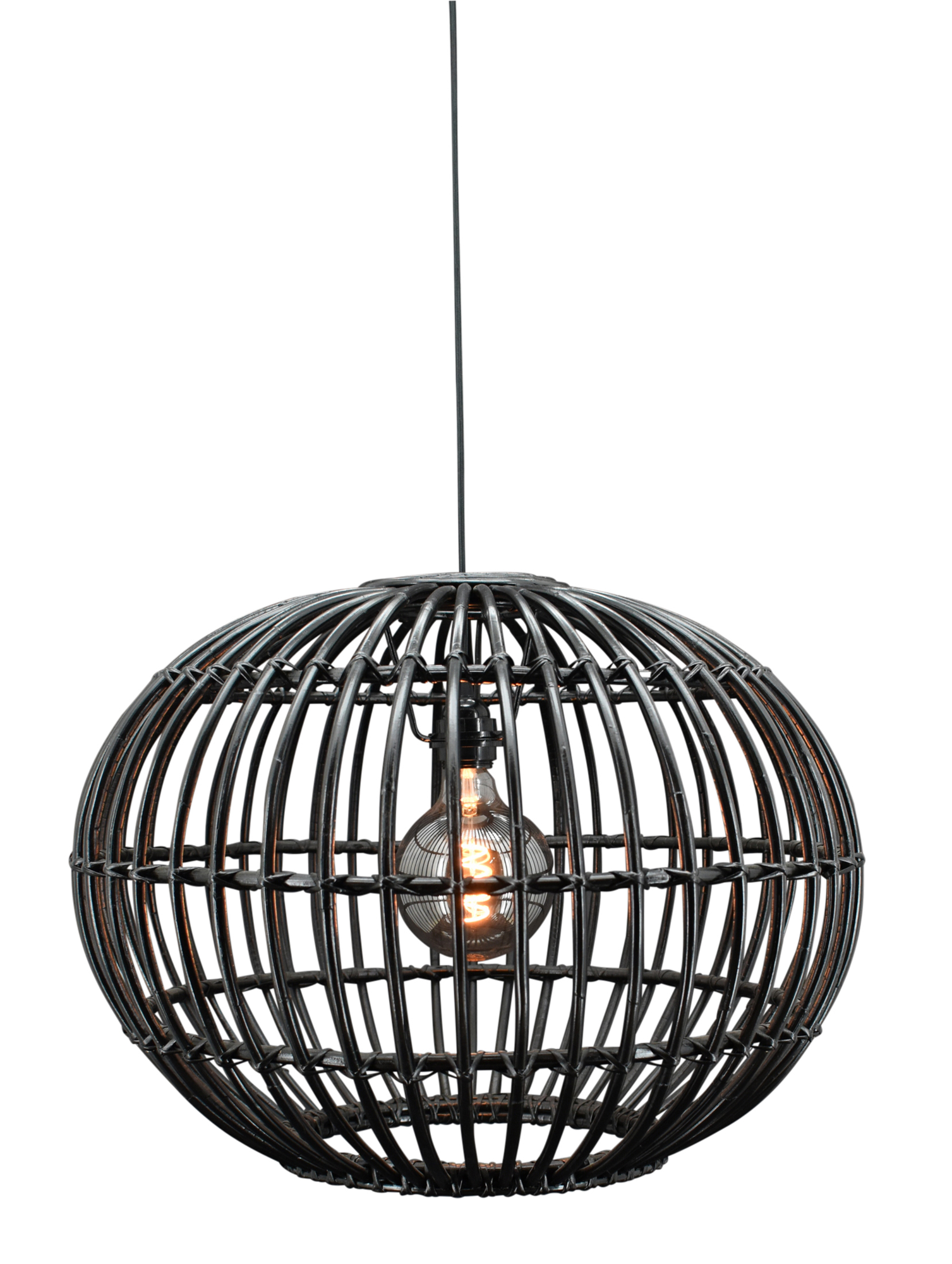 Hanglamp Ruby large black Ø 60 H 45 cm