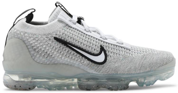 Air VaporMax 2021 Flyknit GS  White Metallic Silver  DB1550-100 - Sneaker Replica Workshop