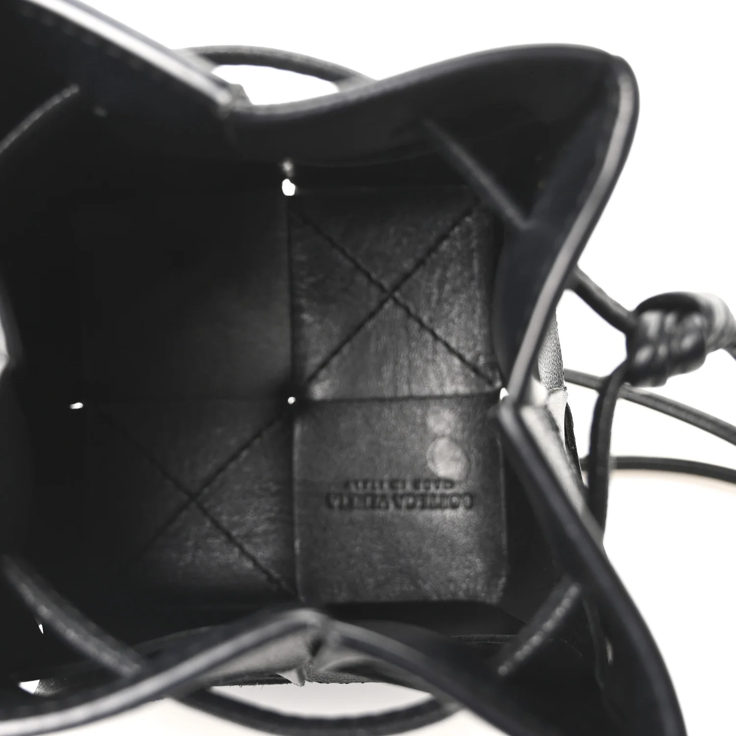 Nappa Maxi Intrecciato Mini Cassette Bucket Bag Black - Top Club