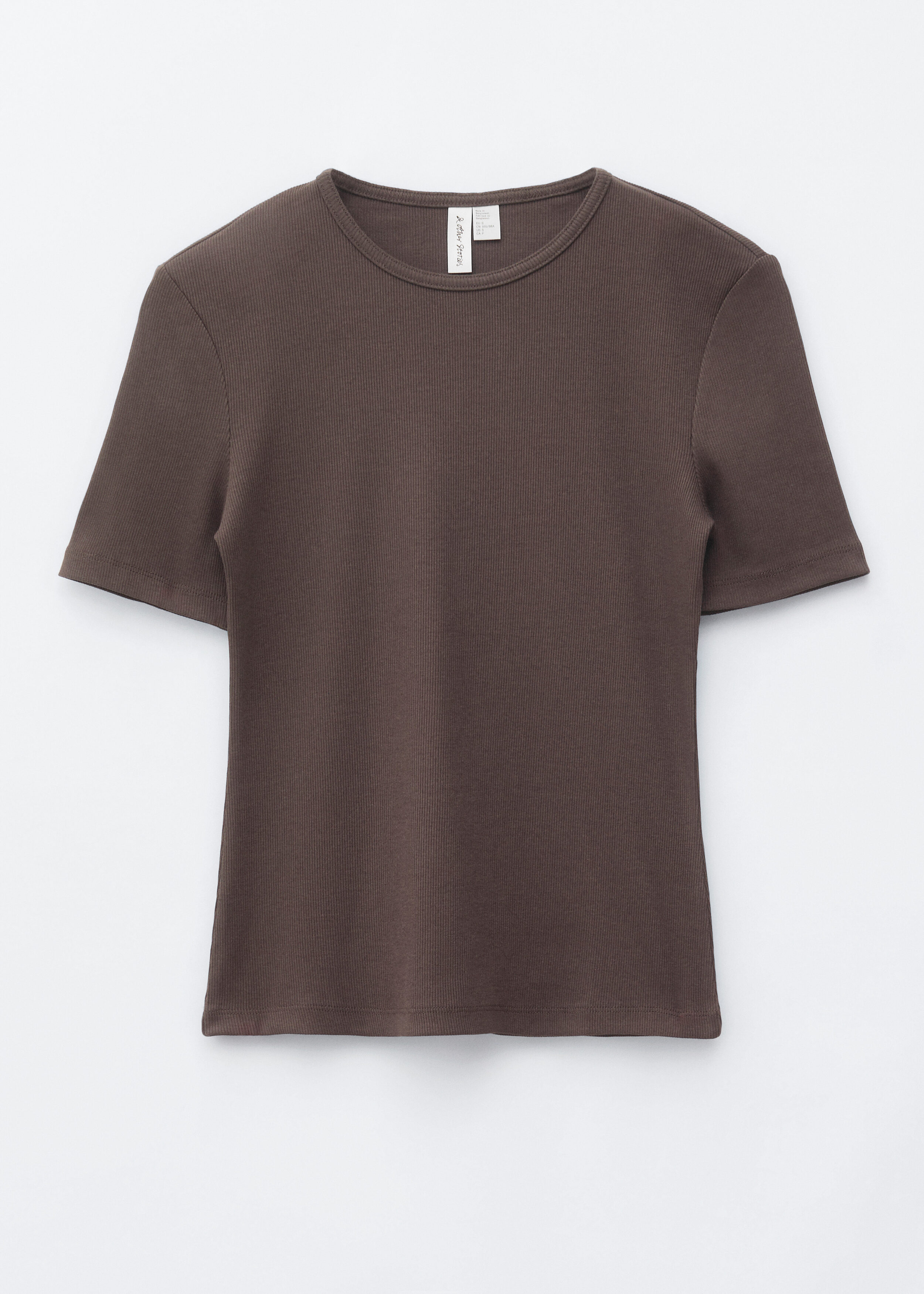 & Other Stories RIBBED T-SHIRT