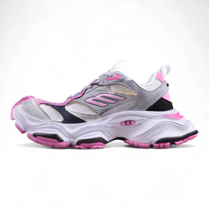 Balenciaga Cargo Trainers in Pink and White - Sneaker Replica Workshop