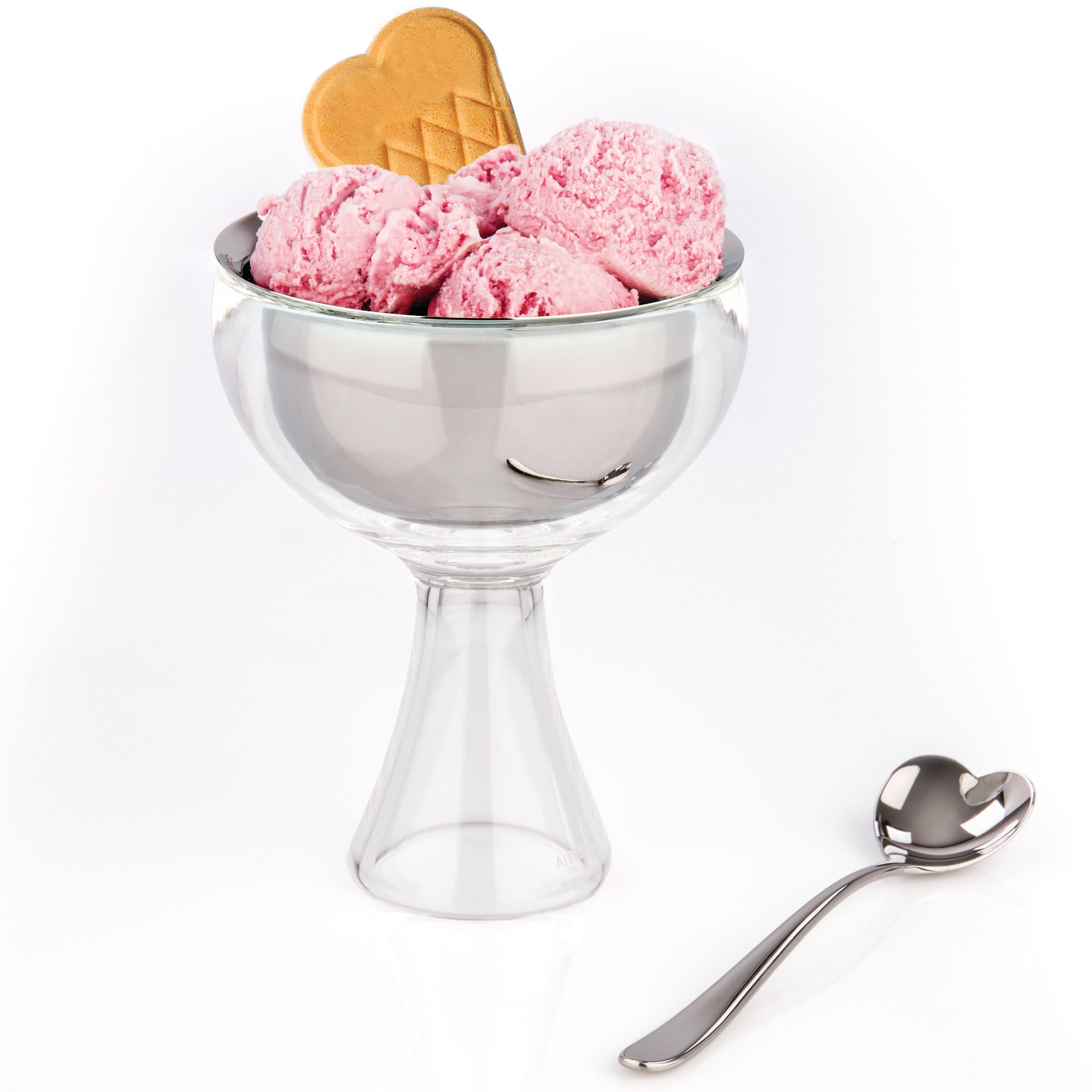 Alessi Big Love Ice Cream Bowl u0026 Spoon - Blue