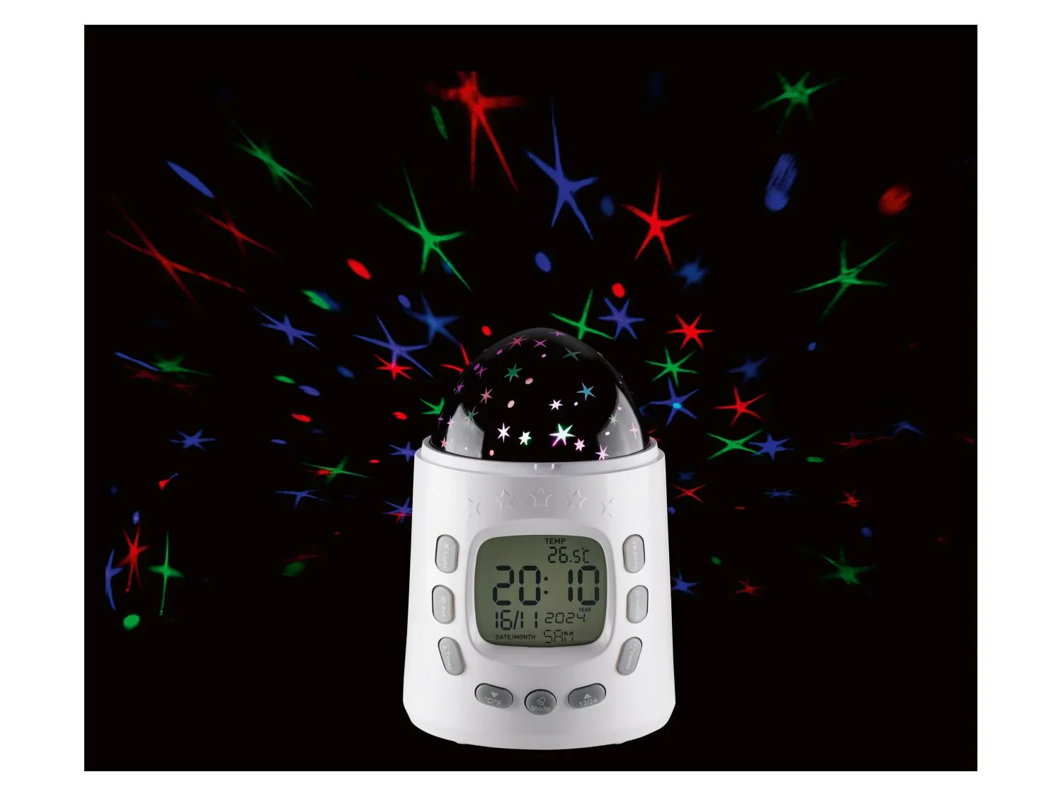 TRONIC Rveil avec projecteur ciel toil