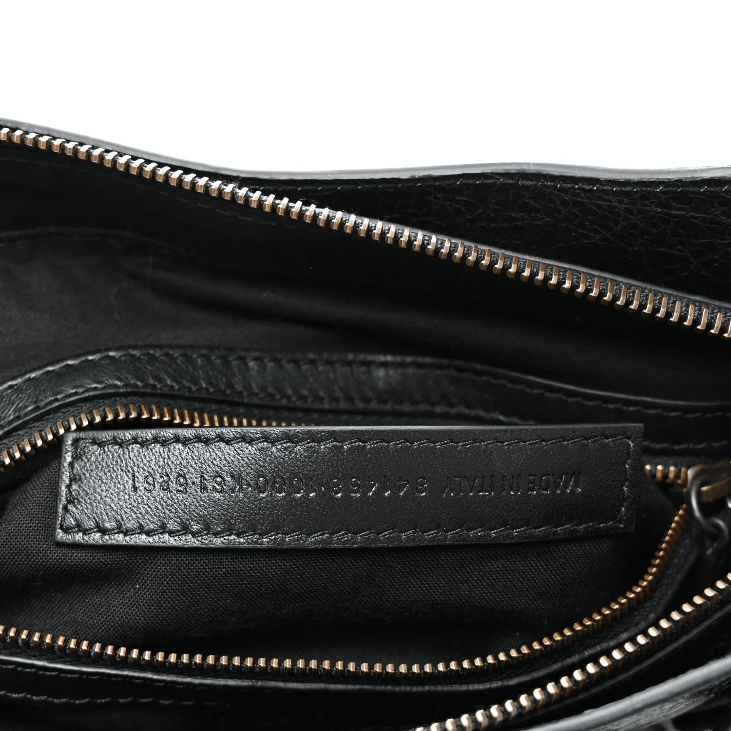 Agneau Arena Classic Hardware Le City First Bag Black - Top Club
