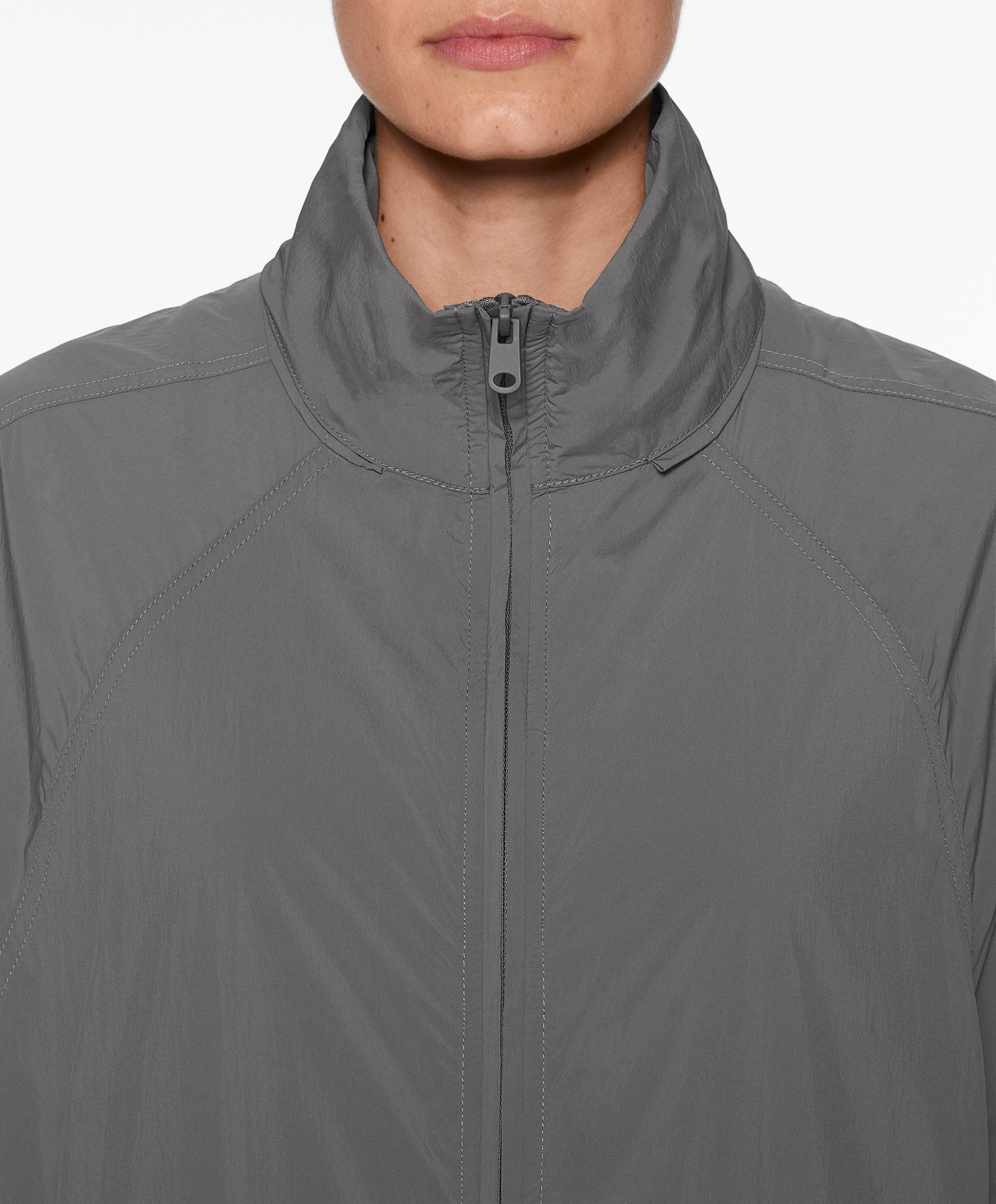 OYSHO Water-repellent midi jacket