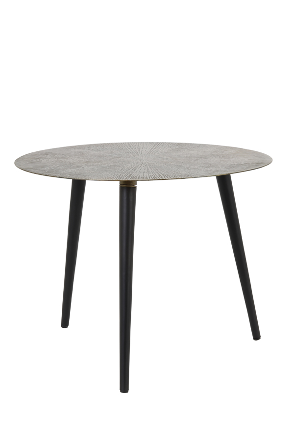 Bijzettafel antiek brons