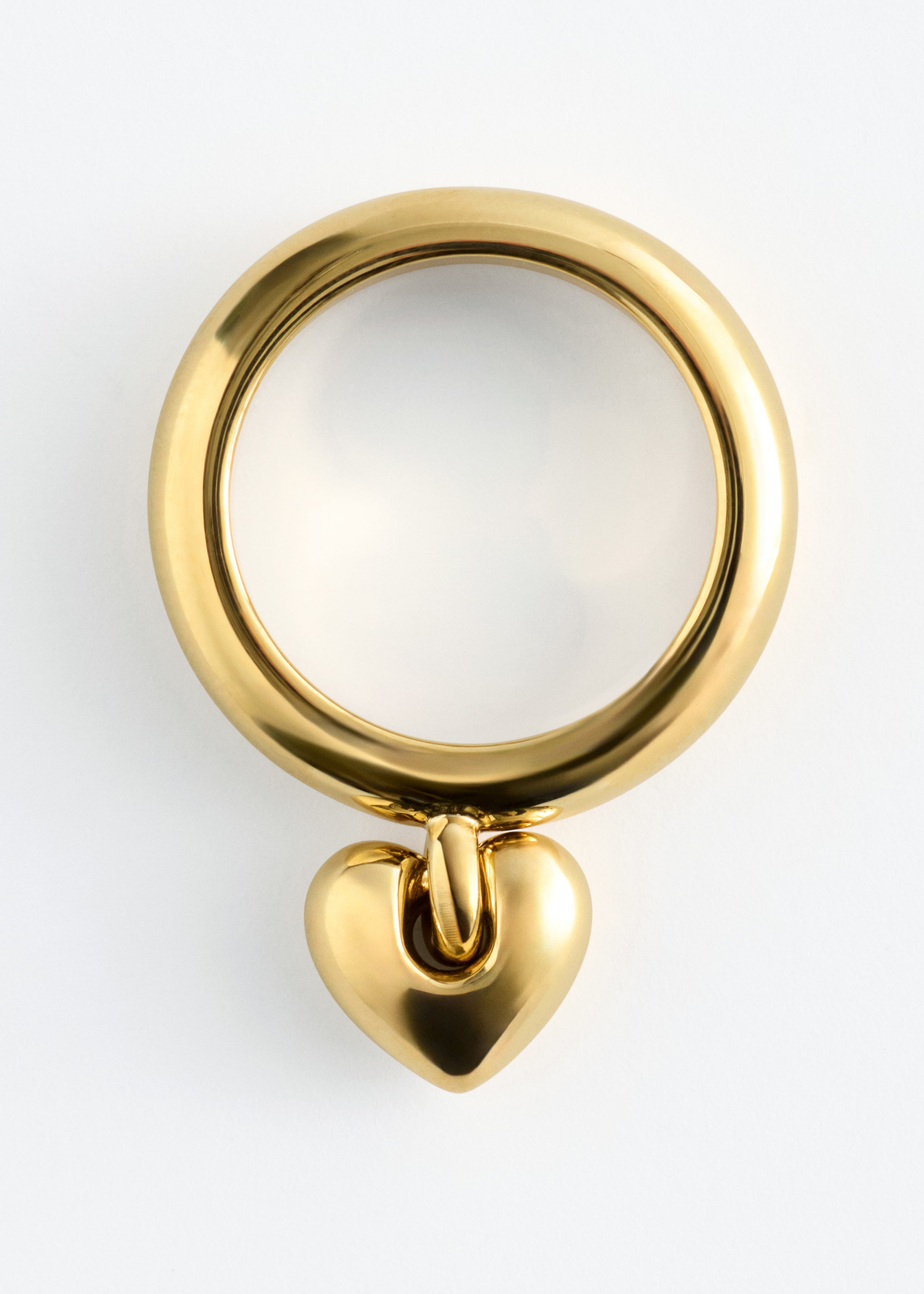 & Other Stories HEART PENDANT RING