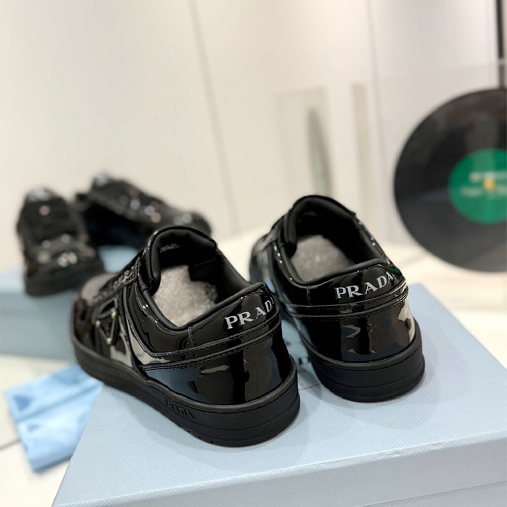 Prada Downtown nappa leather sneakers - Top Club