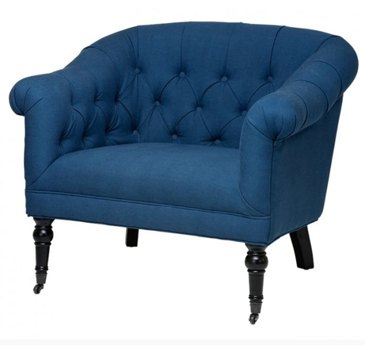 Luxury baroque armchair Paris Blue from the luxury collection of - Hotel Cafe Restaurant Furniture Furnishings