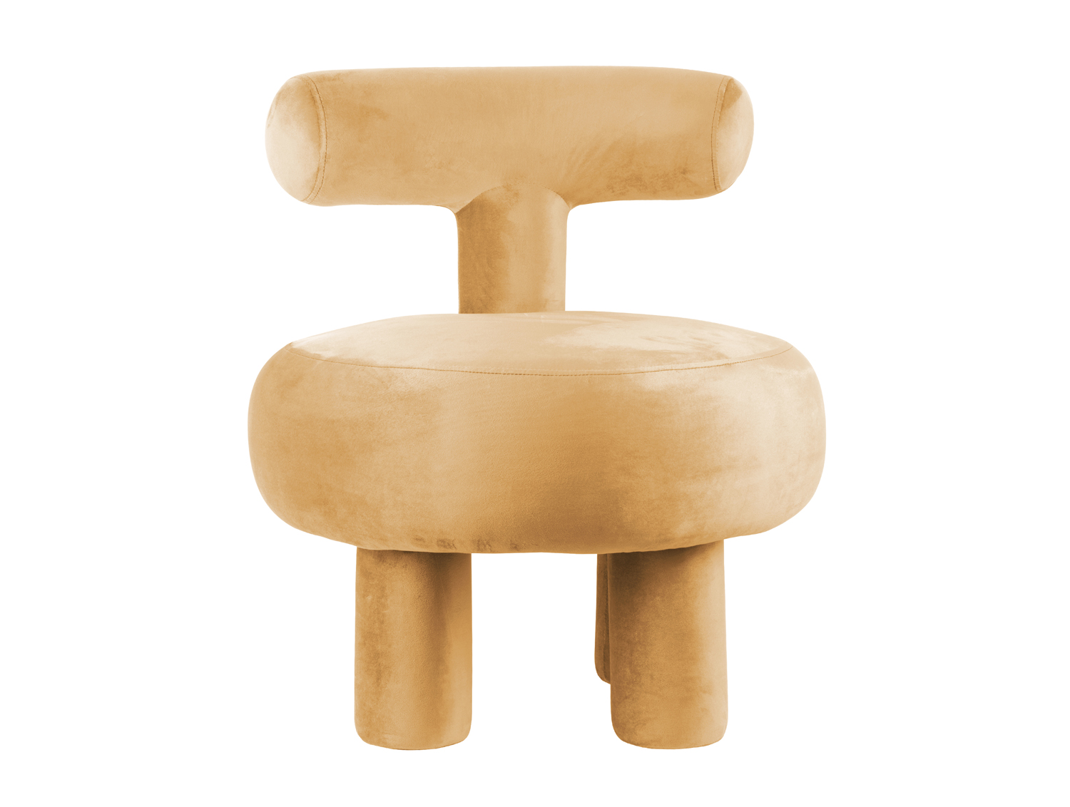 Chair Abrazo velvet sand brown