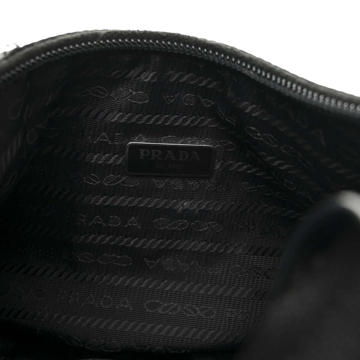 Tessuto Nylon Mini Re-Edition 2000 Bag Black - Top Club