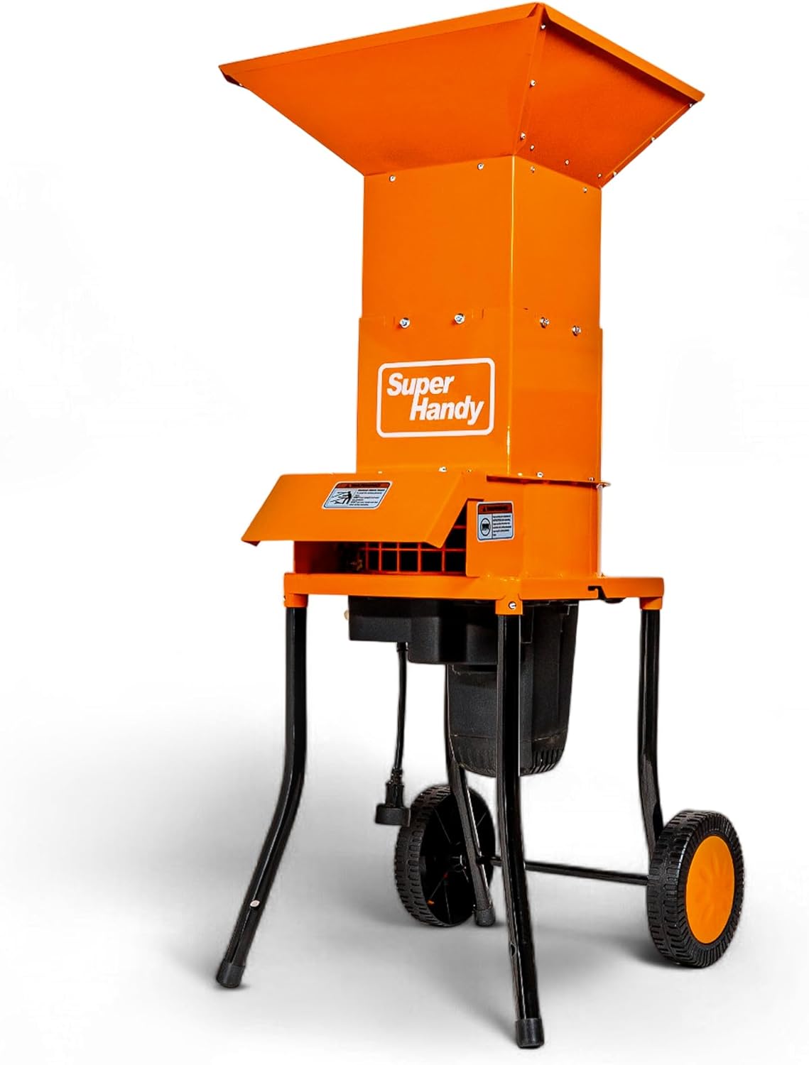 SuperHandy - Electric Leaf Shredder - Steel Construction, 15 Amp 120V AC Motor, 11