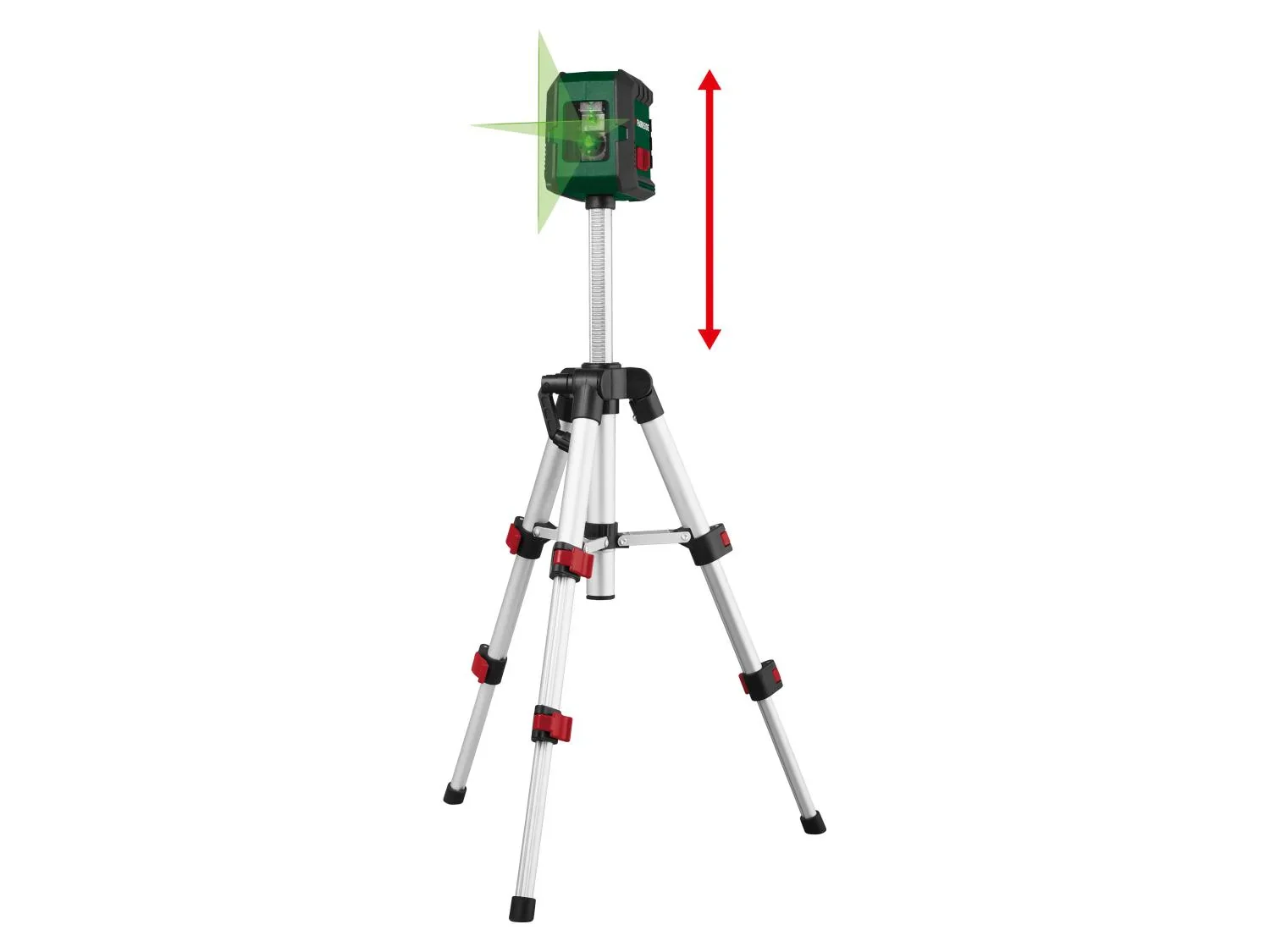 PARKSIDE Niveau laser en croix PKLL 3 A1, vert, 40 m