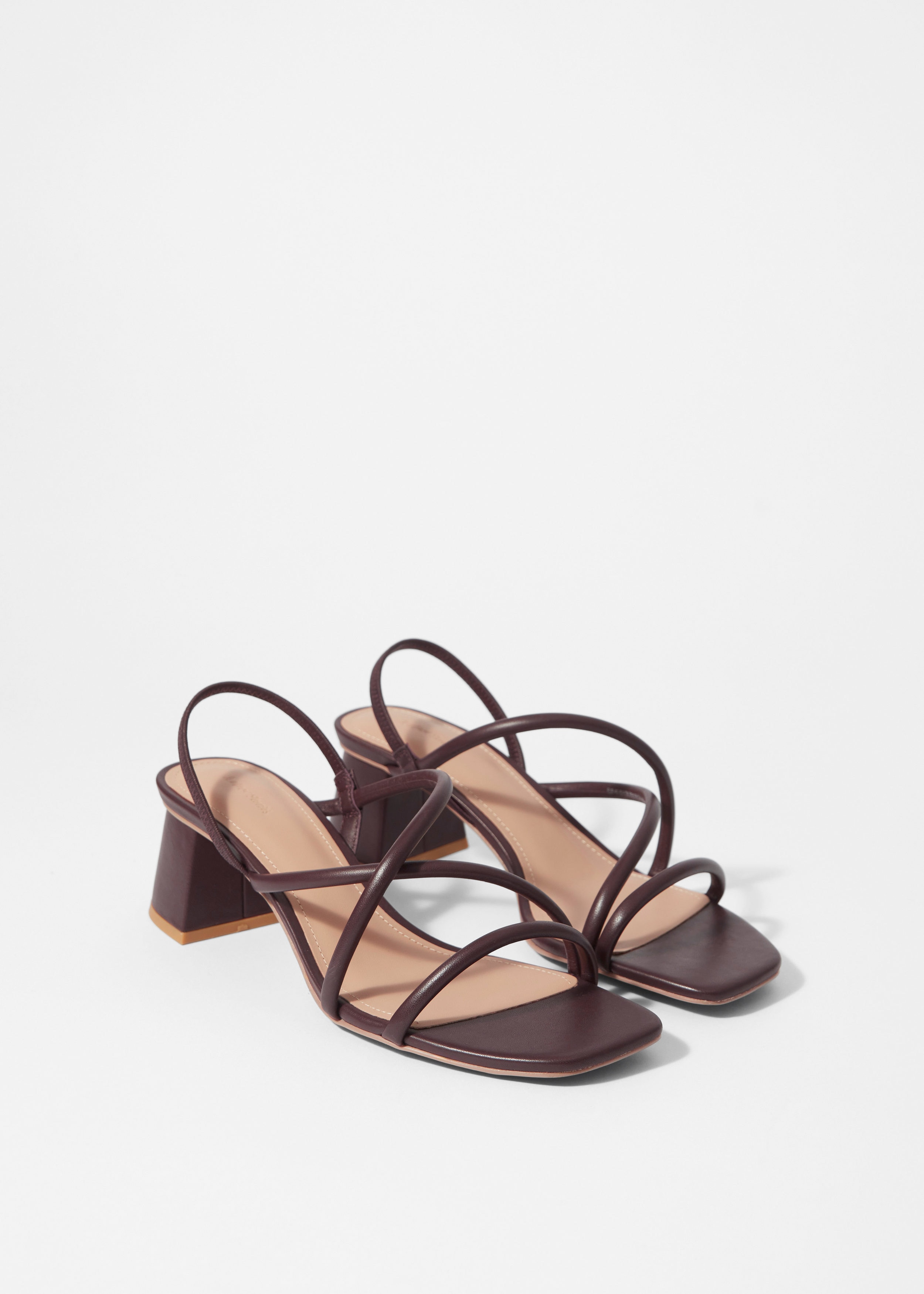 & Other Stories STRAPPY BLOCK HEEL SANDALS