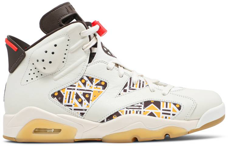 Air Jordan 6 Retro  Quai 54   Sail Gum  CZ4152-100 - Sneaker Replica Workshop