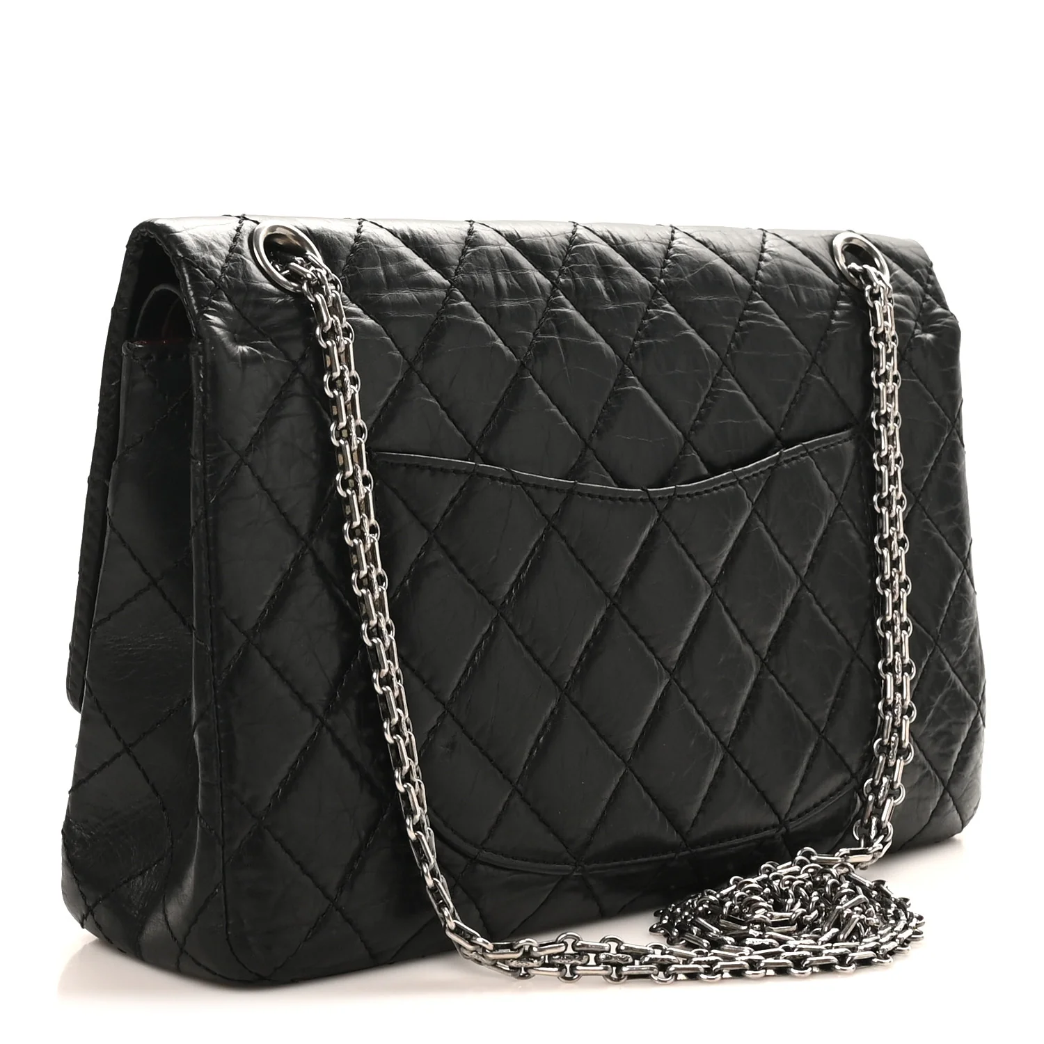 Aged Calfskin Quilted 2.55 Reissue 226 Flap Black - Top Club