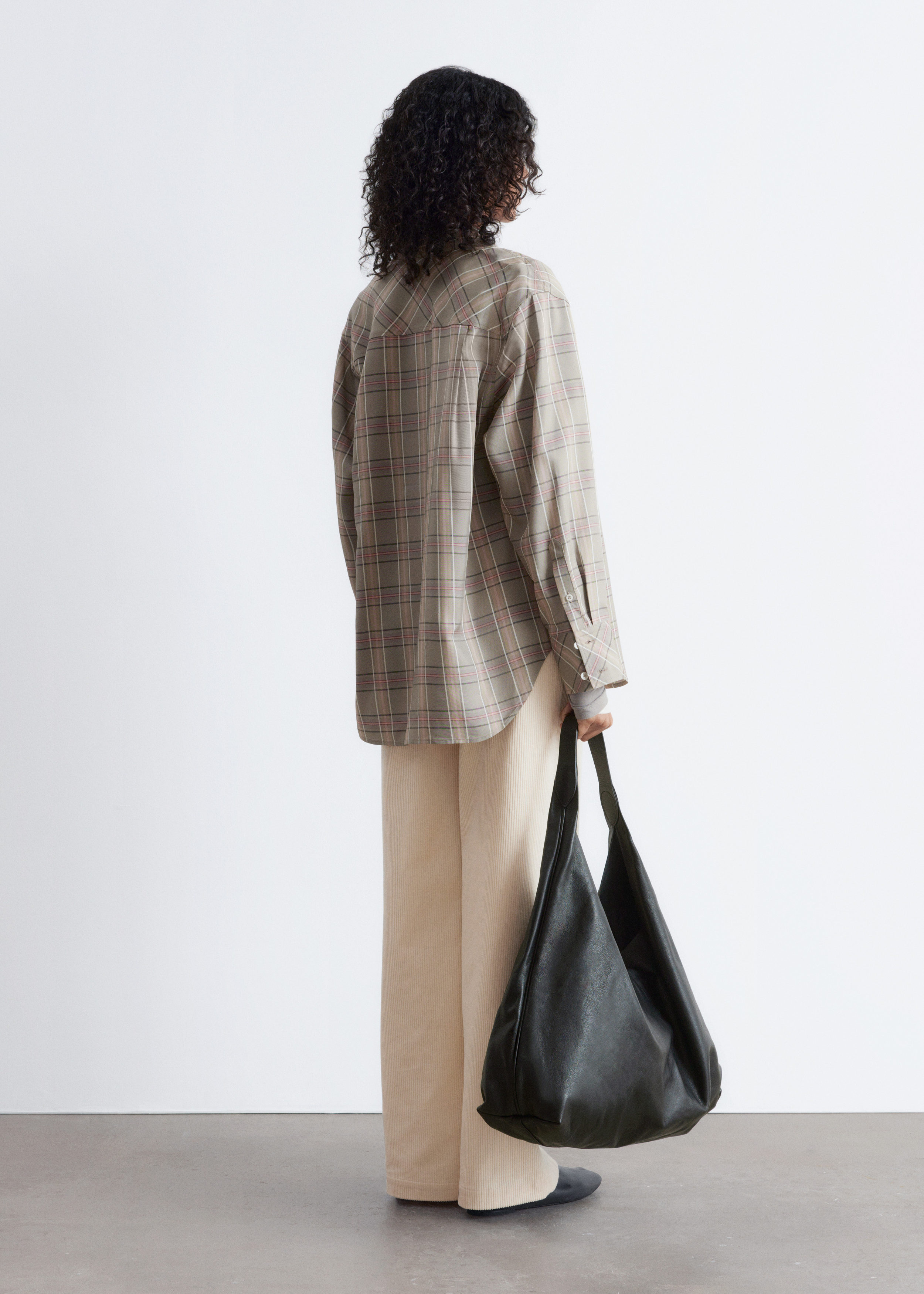& Other Stories OVERSIZED CHECKED SHIRT